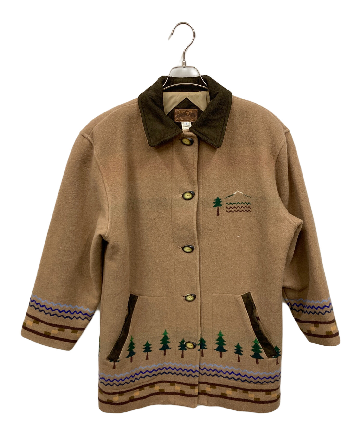 中古・古着通販】PENDLETON (ペンドルトン) コート ブラウン サイズ:M