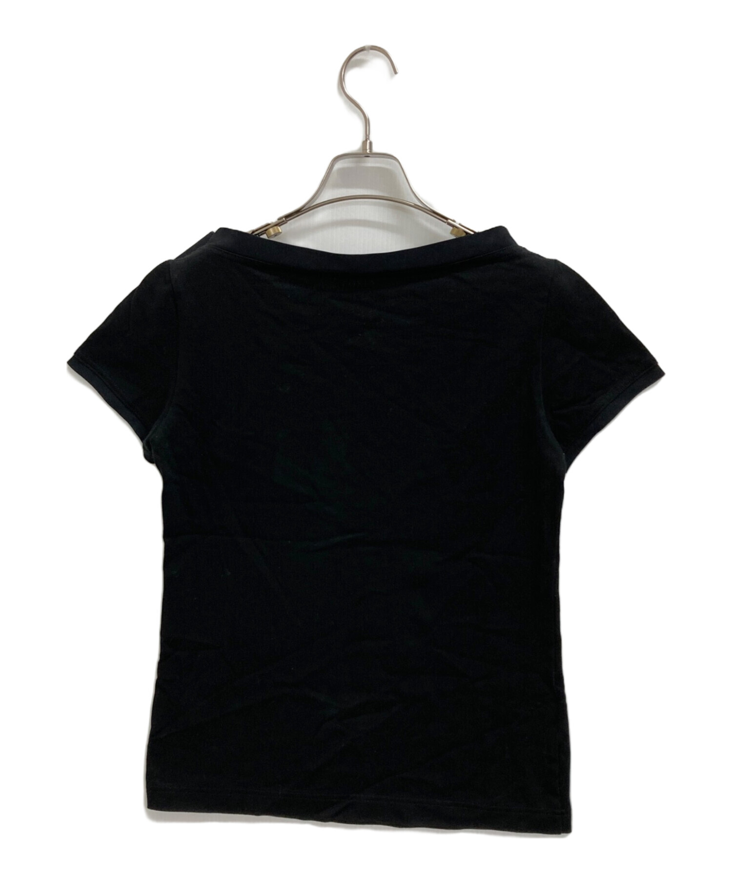 フォクシーニューヨーク 36331 黒 T-shirt 38 トップス レディース 