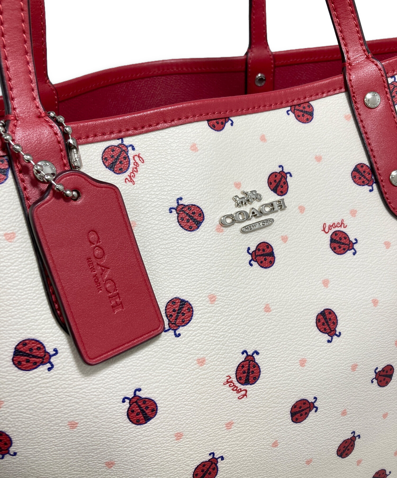 中古・古着通販】COACH (コーチ) バッグ ホワイト｜ブランド・古着通販