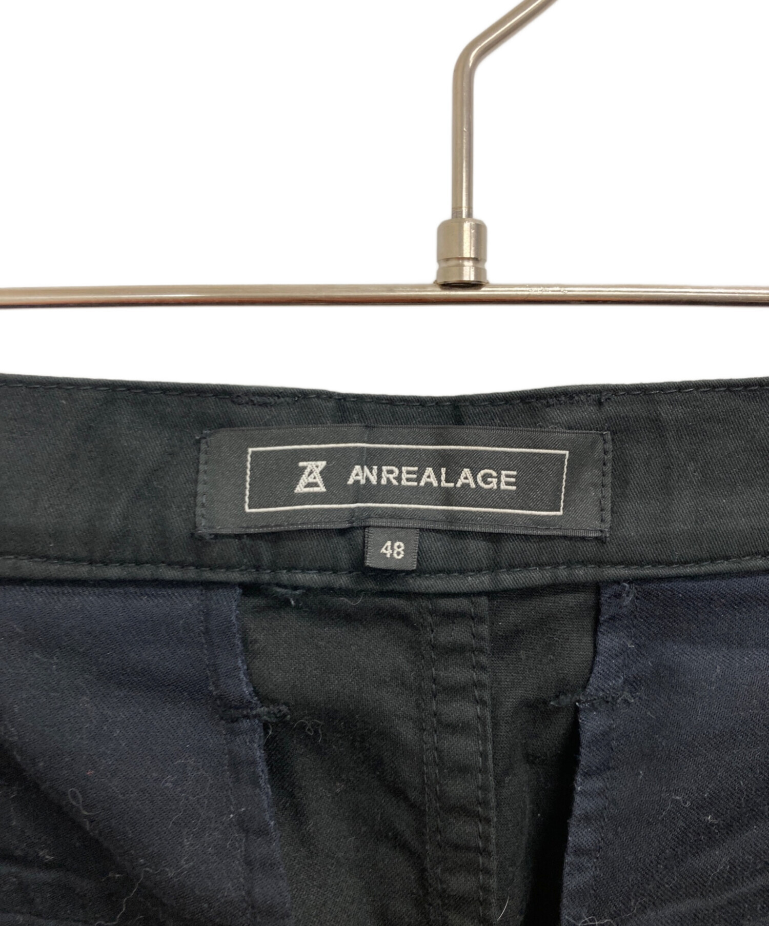中古・古着通販】ANREALAGE (アンリアレイジ) パンツ ブラック サイズ