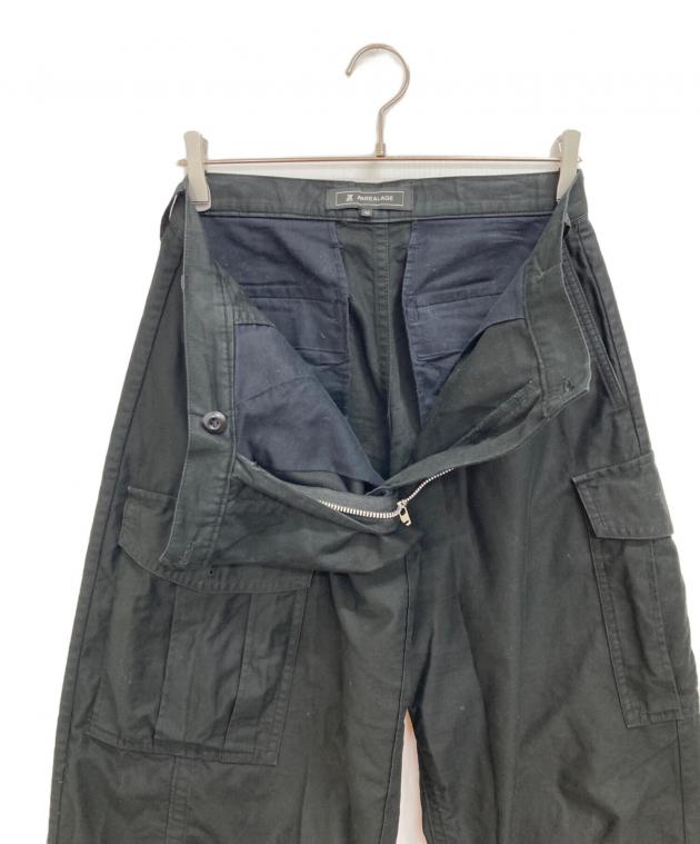 中古・古着通販】ANREALAGE (アンリアレイジ) パンツ ブラック サイズ