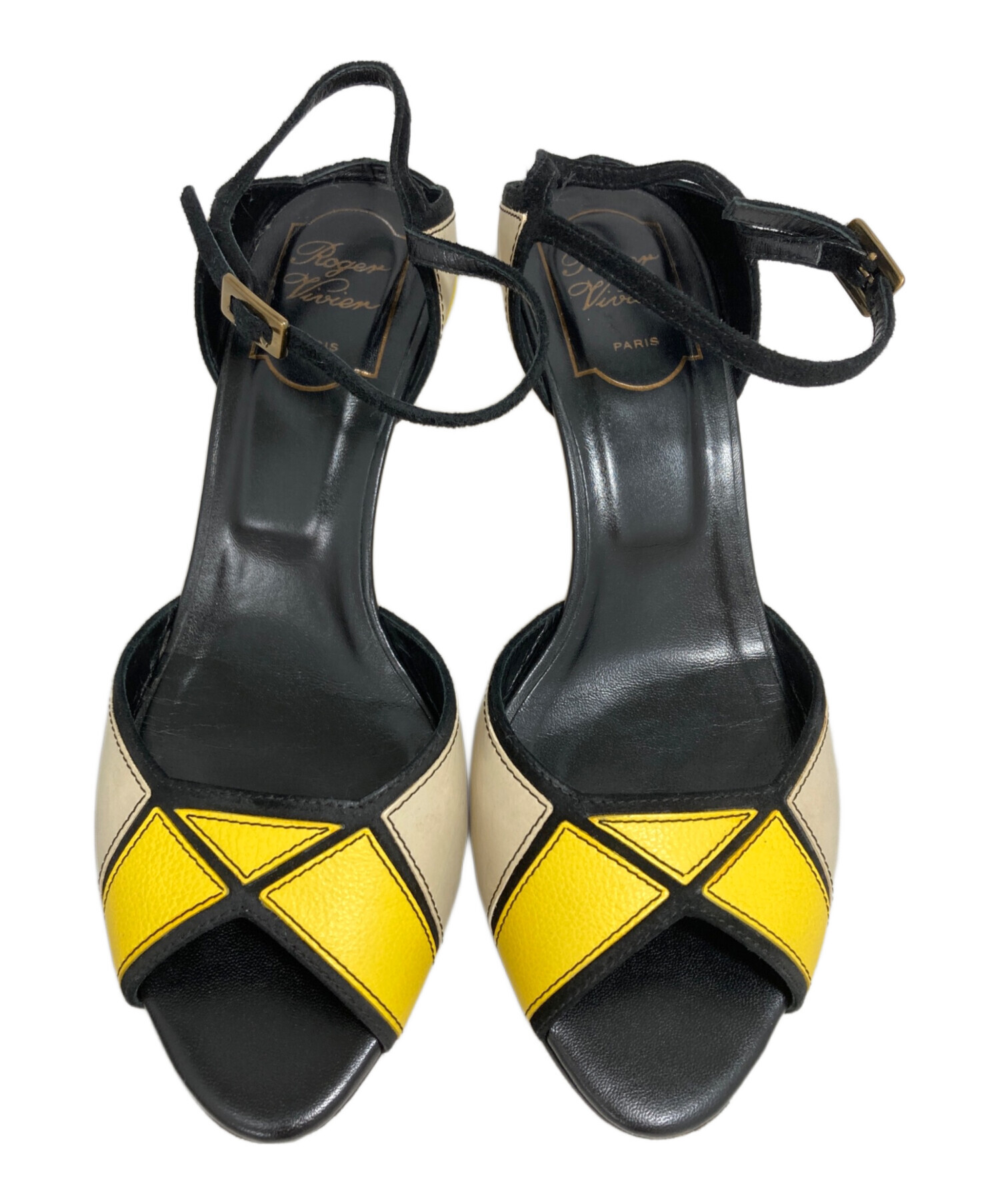 中古・古着通販】Roger Vivier (ロジェ ヴィヴィエ) サンダル ブラック 