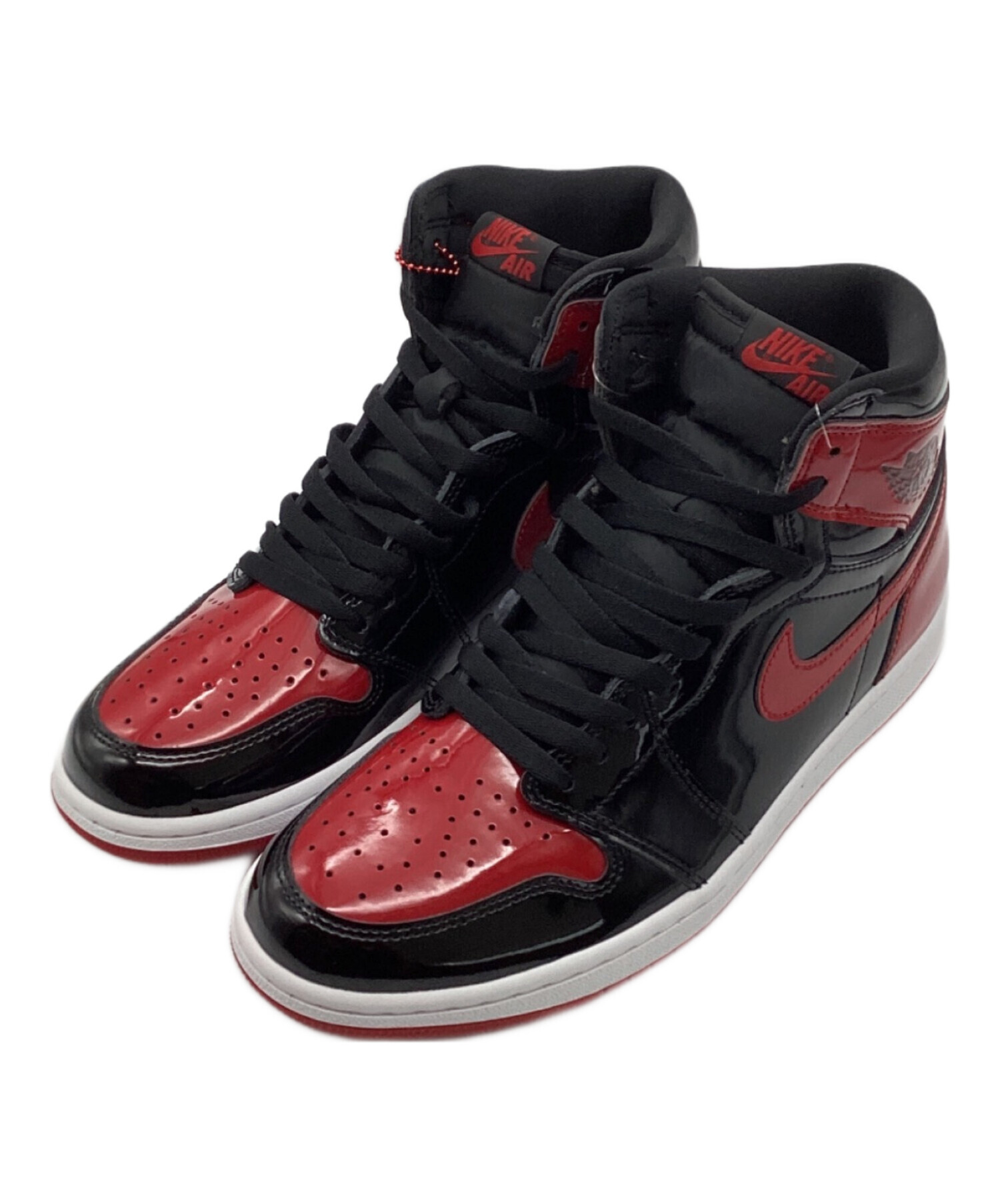 中古・古着通販】NIKE (ナイキ) Air Jordan 1 High OG Patent Bred 