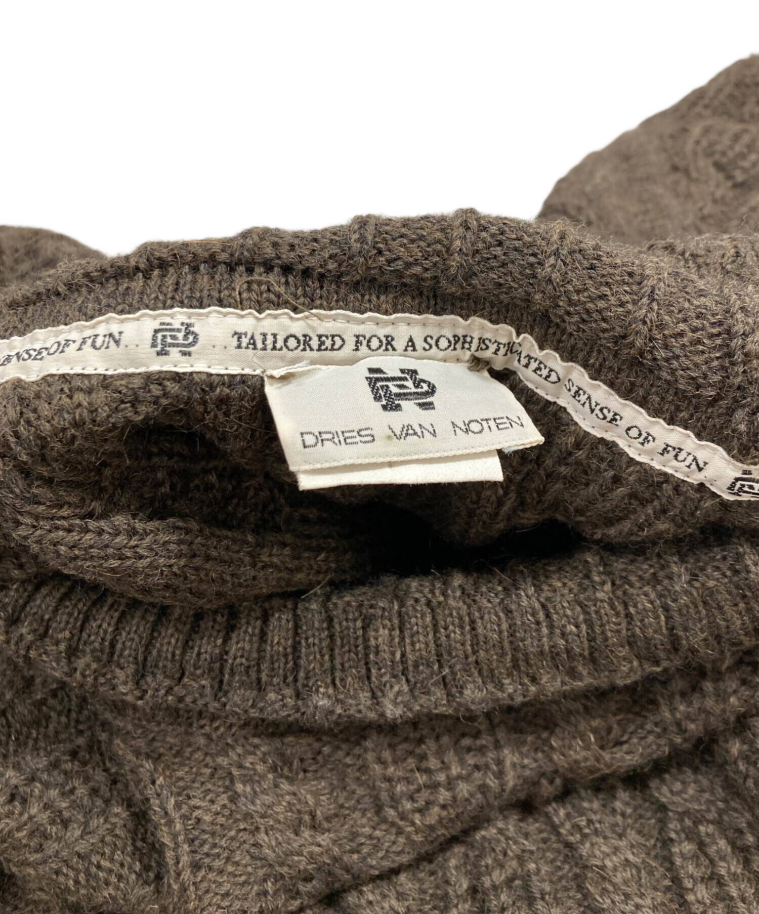ドリスヴァンノッテン ロールネックニット/アーカイブ 旧タグ 初期タグ アルパカ 中古・古着通販】DRIES VAN NOTEN (ドリスヴァンノッテン