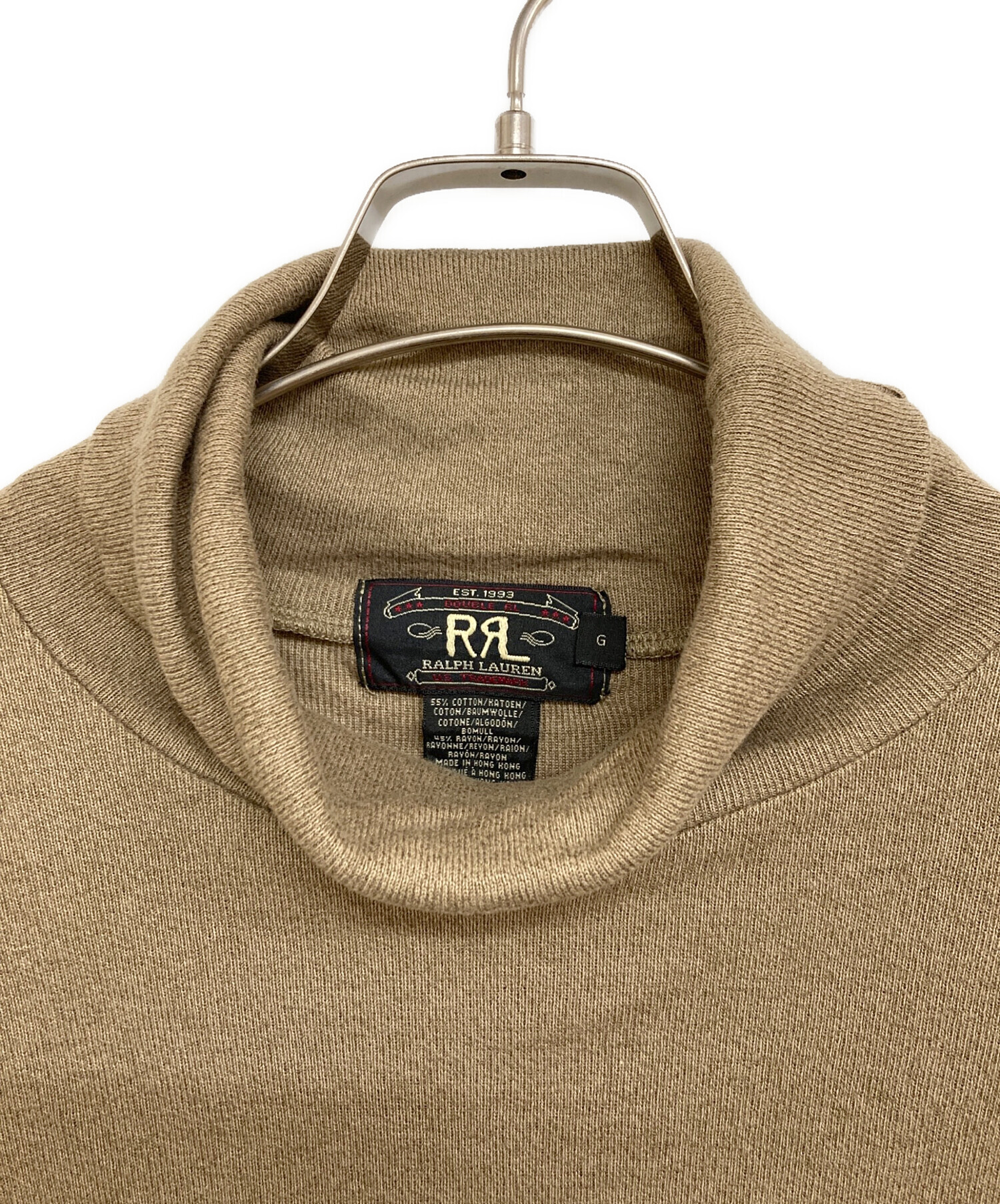 中古・古着通販】RRL (ダブルアールエル) タートルネックニット 