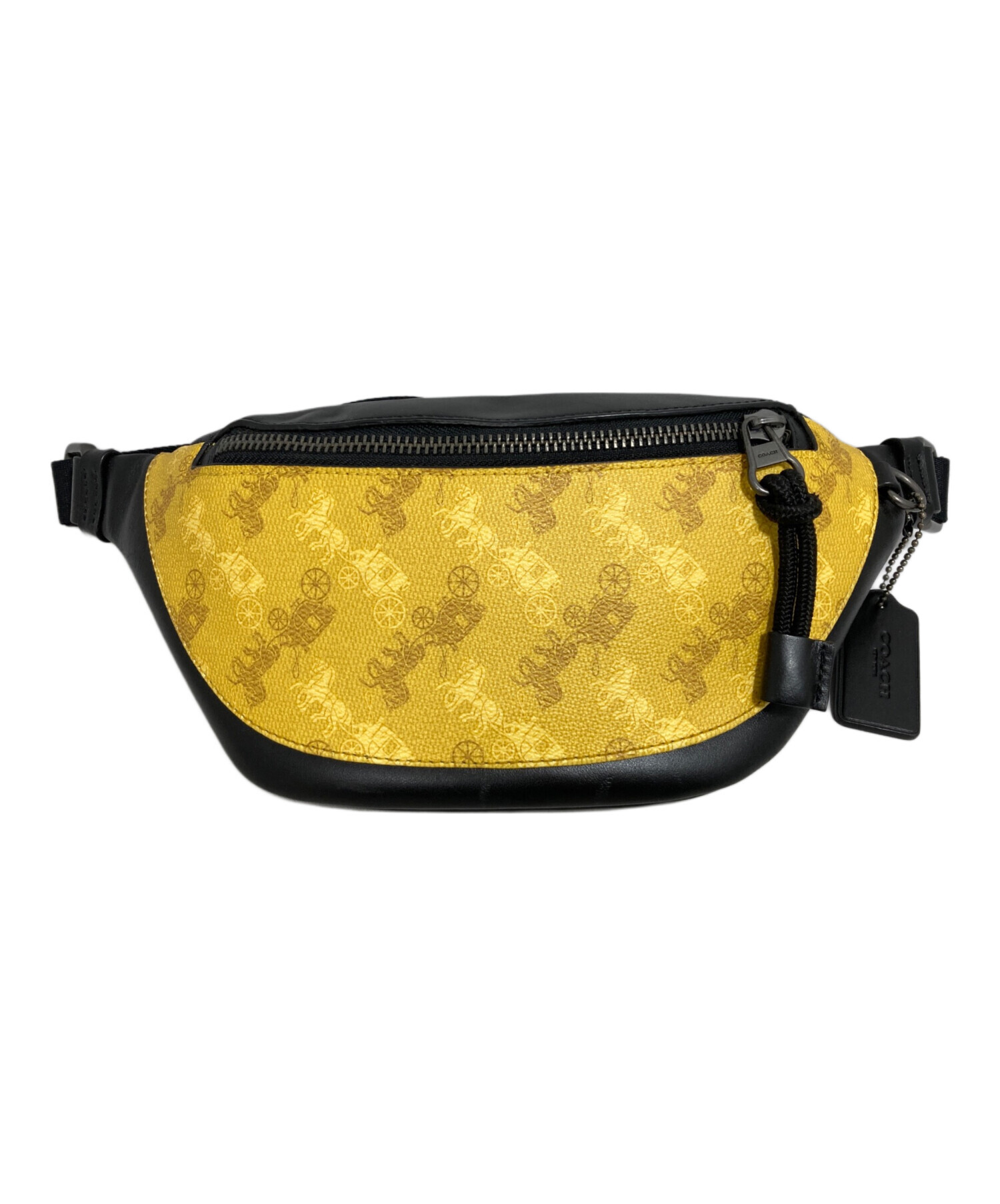 中古・古着通販】COACH (コーチ) ウエストポーチ イエロー｜ブランド 
