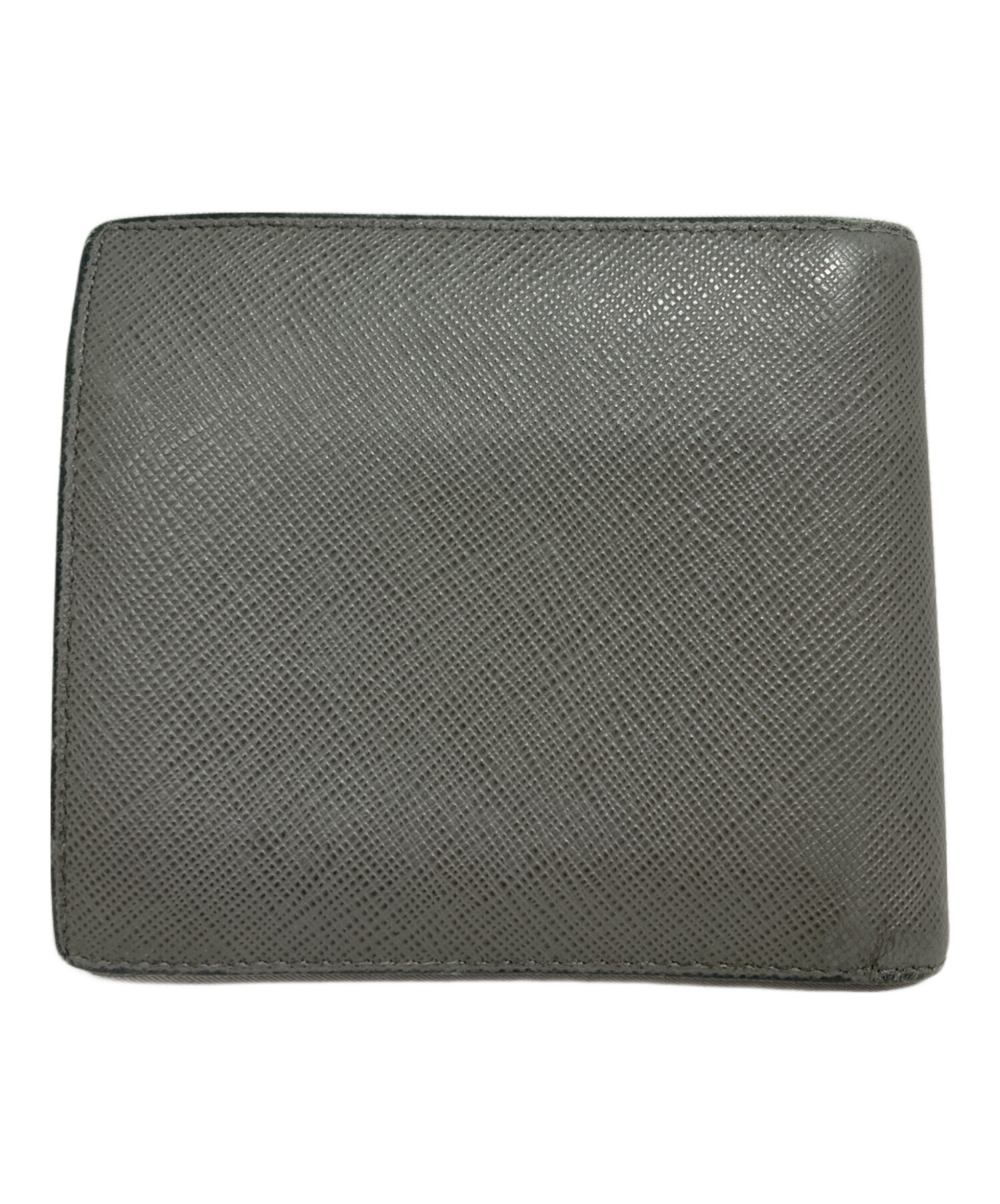 中古・古着通販】PRADA (プラダ) 2つ折り財布 グレー｜ブランド・古着 