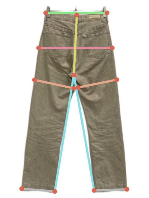 中古・古着通販】THE SHISHIKUI (シシクイ) パンツ カーキ サイズ:23