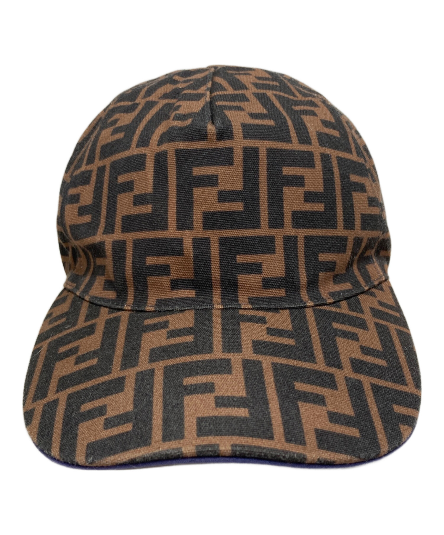 中古・古着通販】FENDI (フェンディ) キャップ ブラウン｜ブランド 