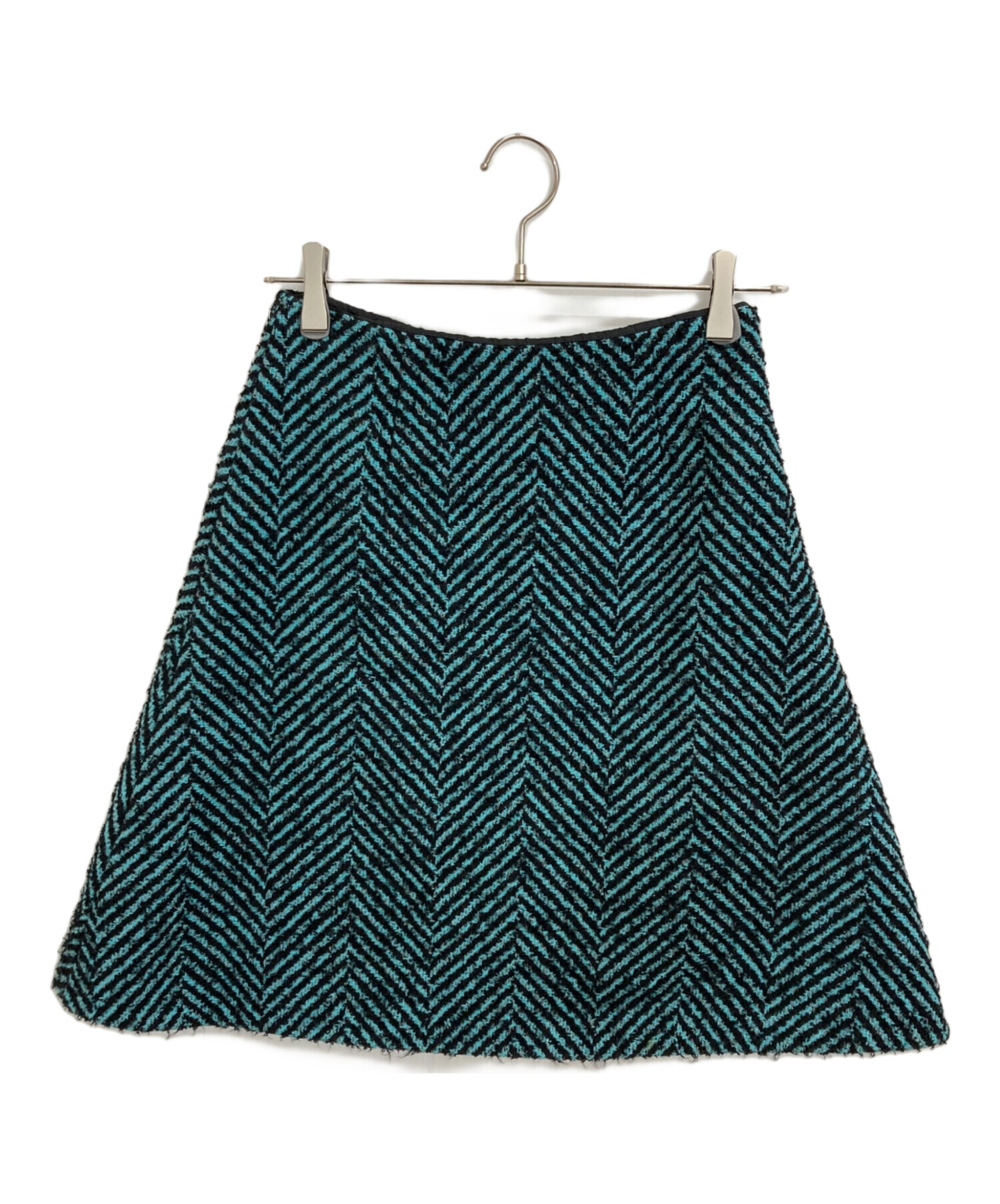 中古・古着通販】PRADA (プラダ) ツイードセットアップ グリーン