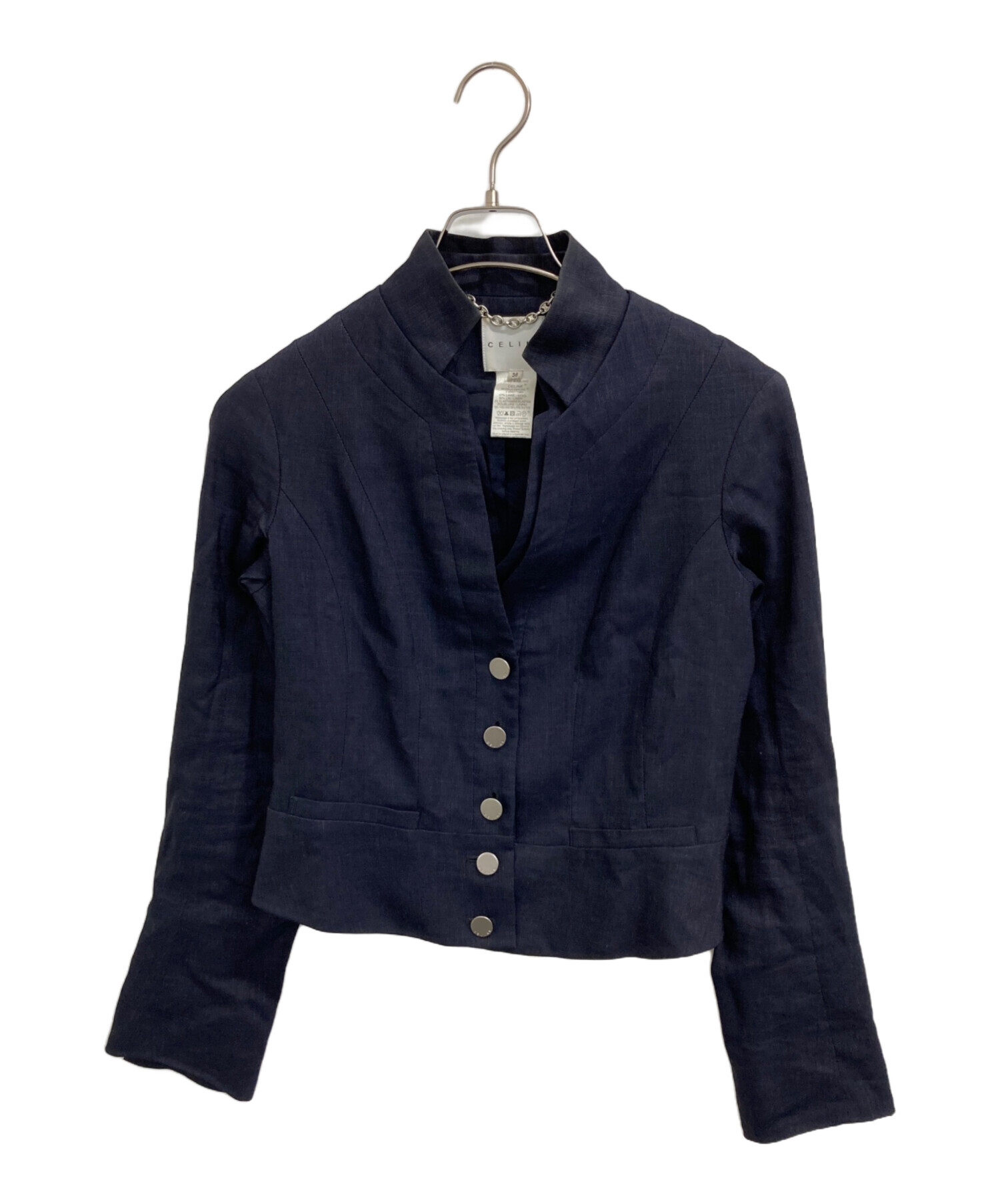 中古・古着通販】CELINE (セリーヌ) ジャケット ネイビー サイズ:36