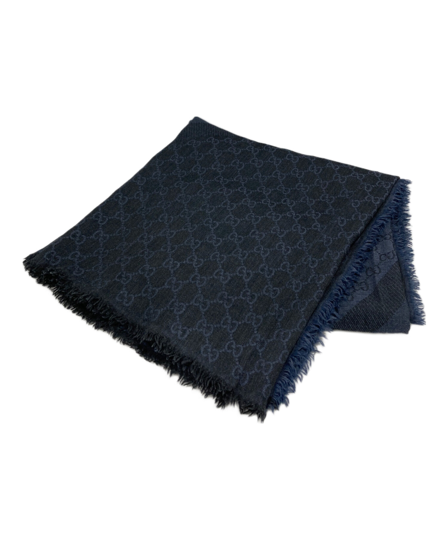 中古・古着通販】GUCCI (グッチ) ストール ネイビー｜ブランド・古着