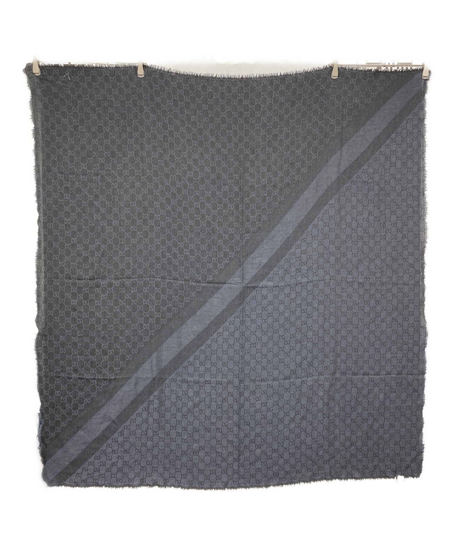 グッチ　ストール　新品未使用 中古・古着通販】GUCCI (グッチ) ストール ネイビー｜ブランド・古着