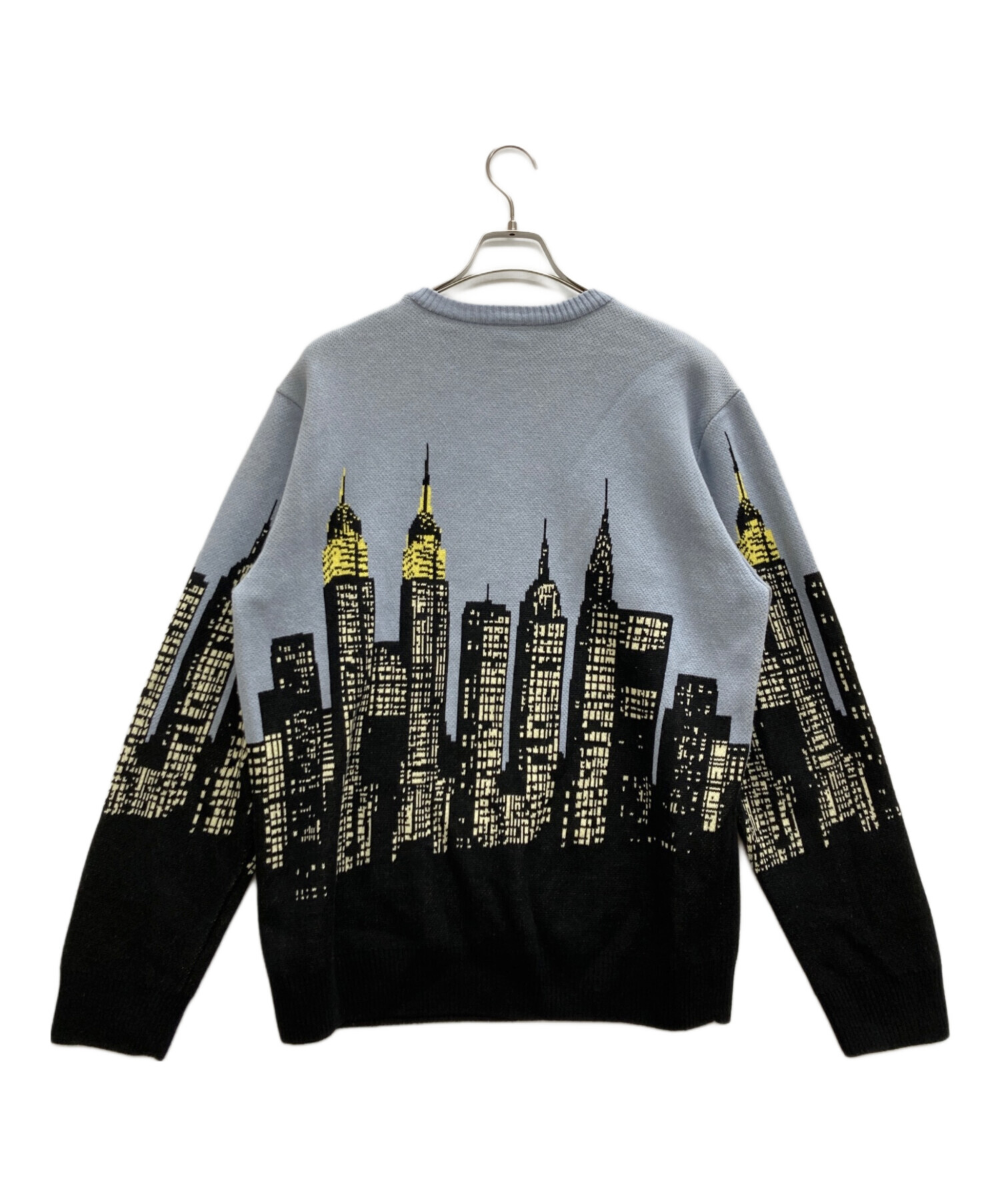 中古・古着通販】HUF (ハフ) ニット スカイブルー サイズ:L｜ブランド 