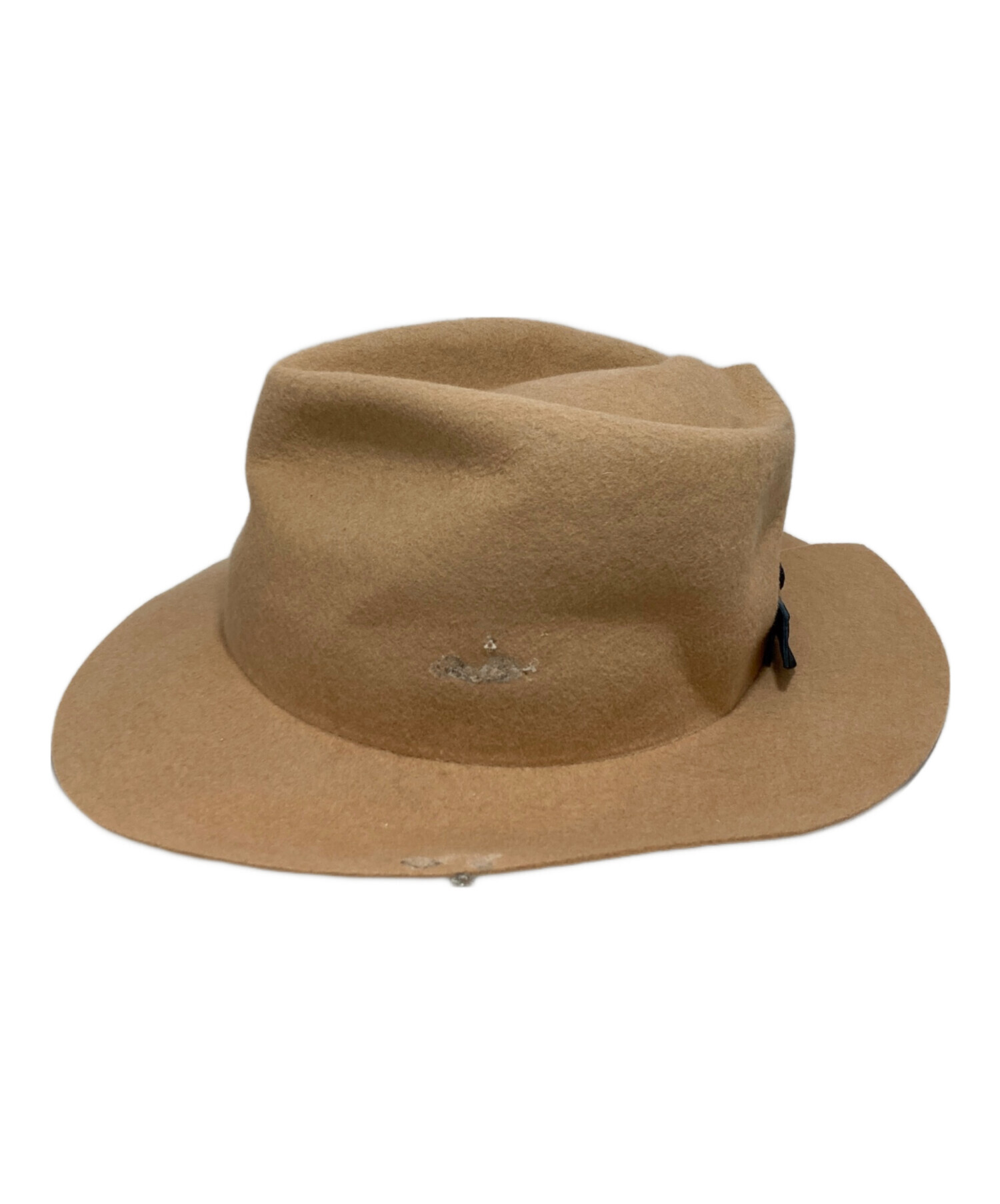 VIVIENNE Westwoodウール100% ベージュ&カーキ　ハット 中古・古着通販】Vivienne Westwood (ヴィヴィアンウエストウッド