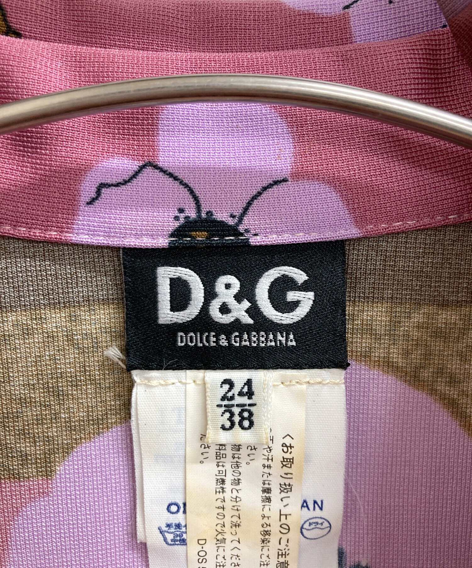 Dolce & Gabbana 花柄 半袖ワンピース　サイズ38 中古・古着通販】DOLCE & GABBANA (ドルチェ＆ガッバーナ) 花柄