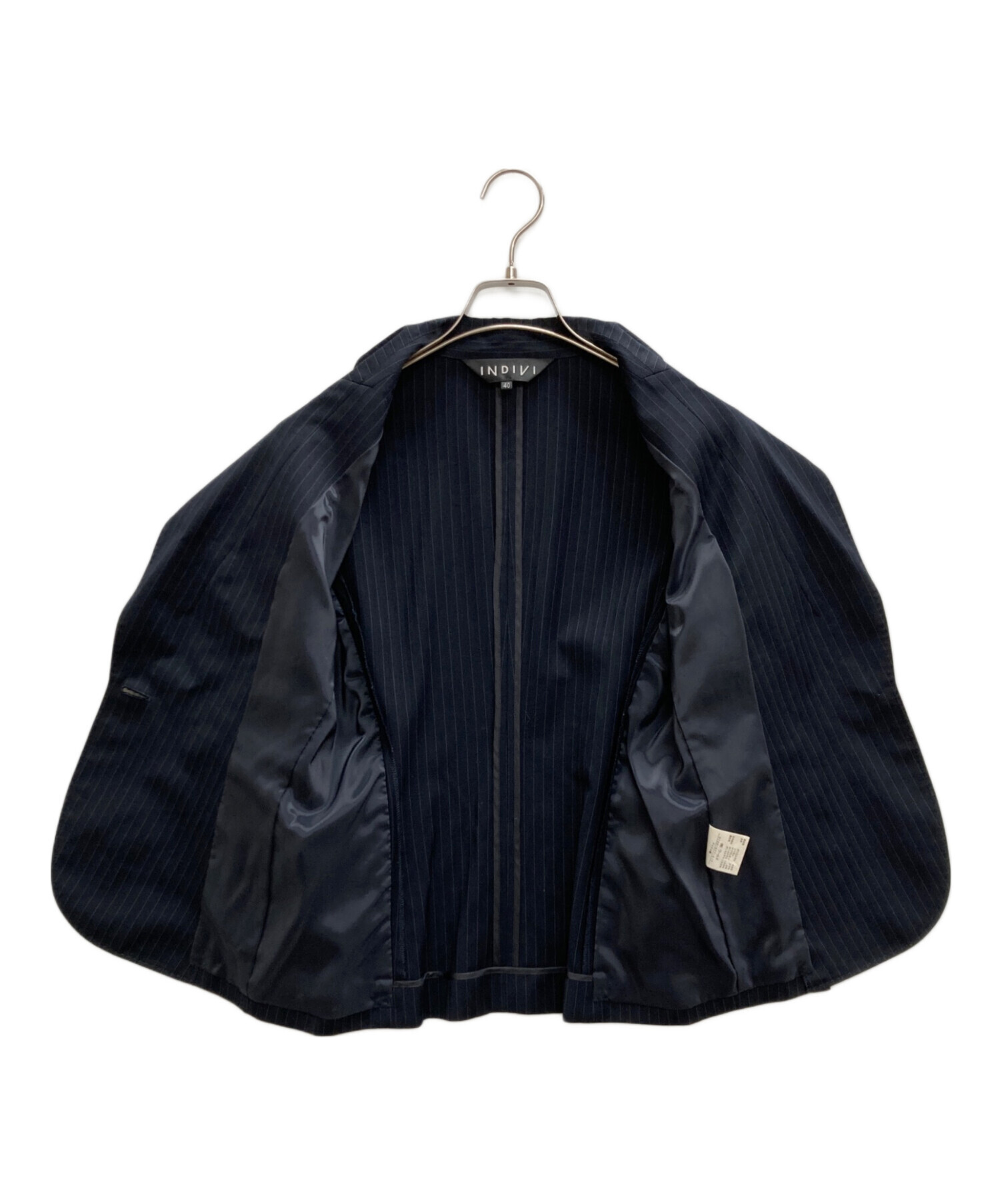 中古・古着通販】INDIVI (インディヴィ) セットアップ ネイビー サイズ