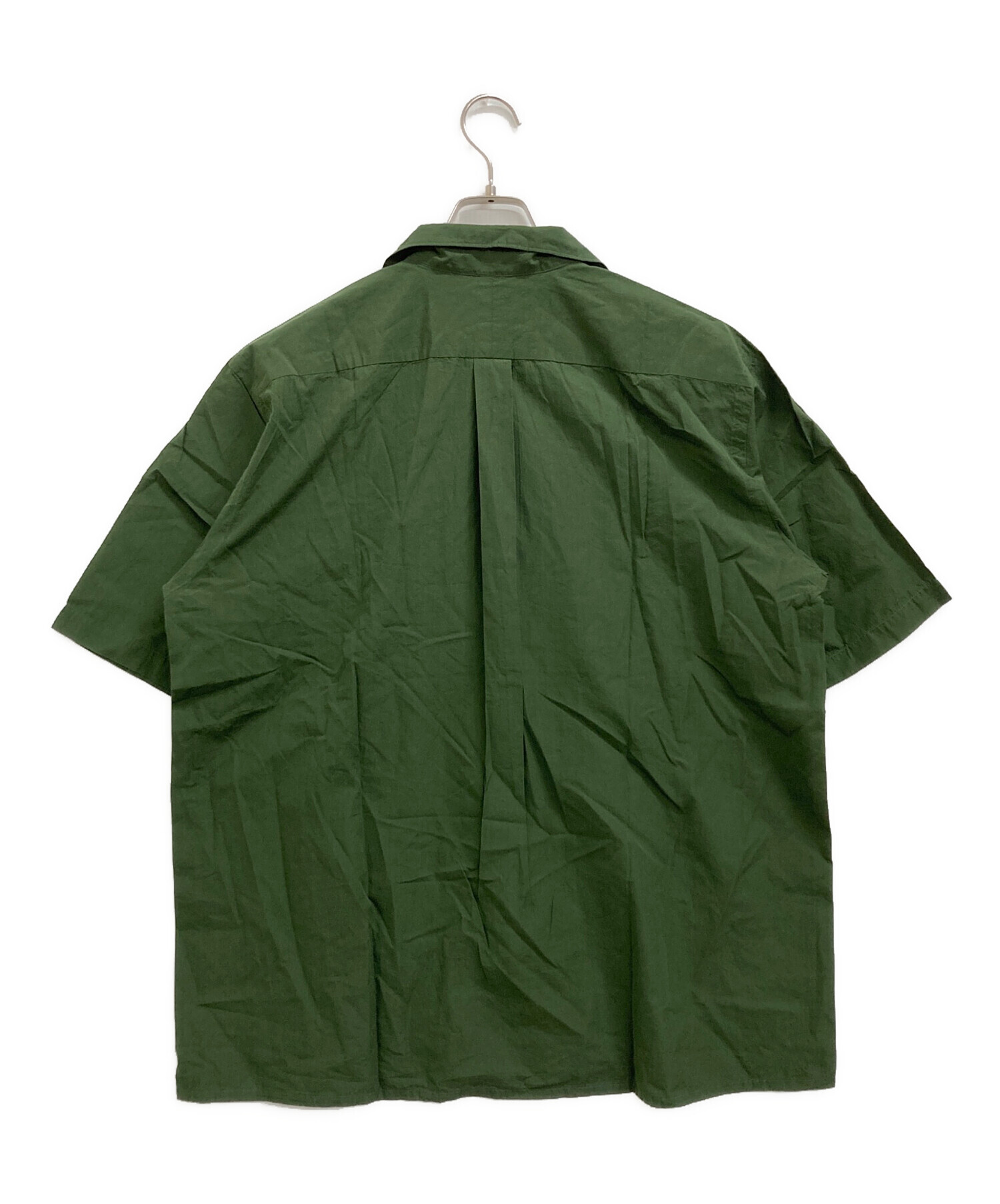 中古・古着通販】COMOLI (コモリ) シャツ グリーン サイズ:3｜ブランド