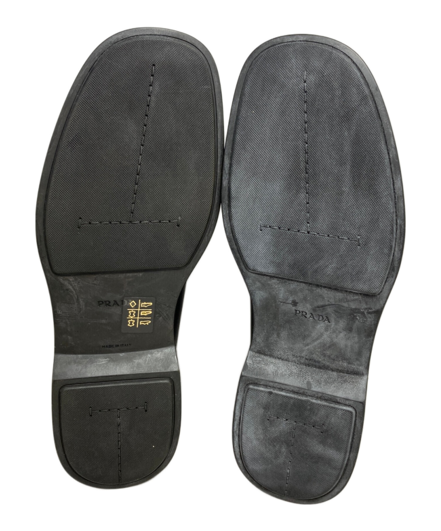 中古・古着通販】PRADA (プラダ) ブーツ ブラック サイズ:71/2