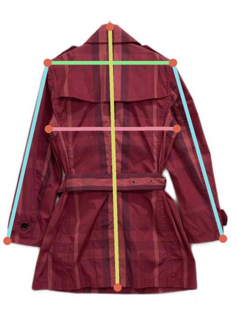 中古・古着通販】BURBERRY BRIT (バーバリーブリット) トレンチコート