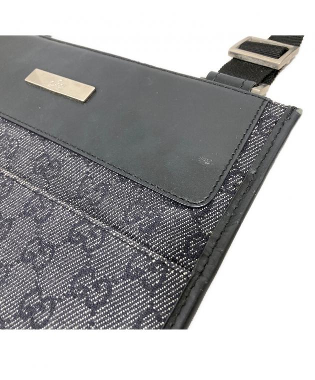 中古・古着通販】GUCCI (グッチ) ショルダーバッグ ネイビー｜ブランド