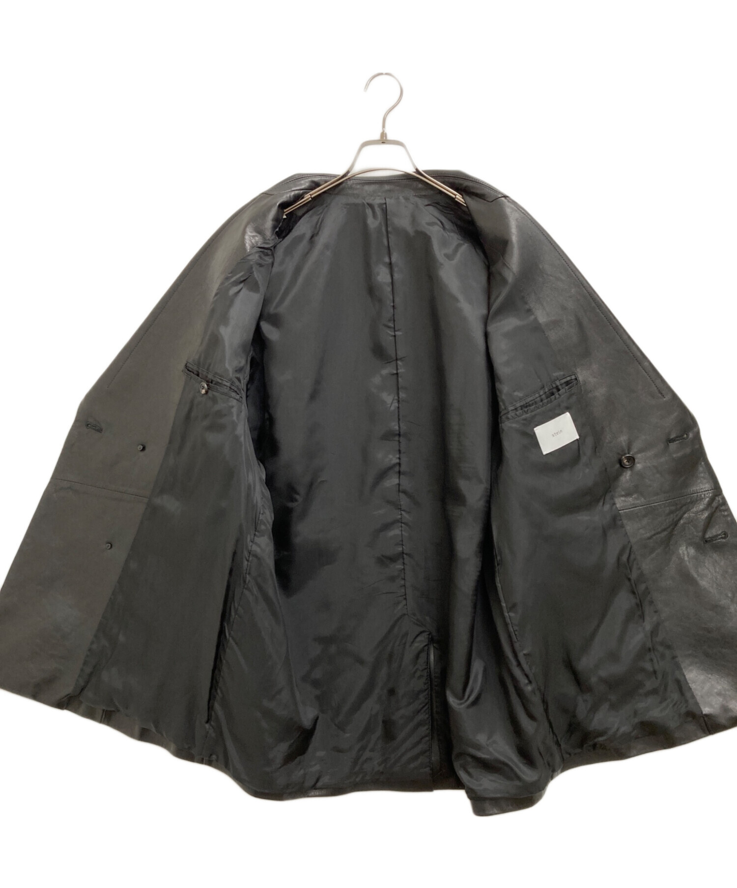 中古・古着通販】stein (シュタイン) LEATHER DOUBLE BREASTED JACKET