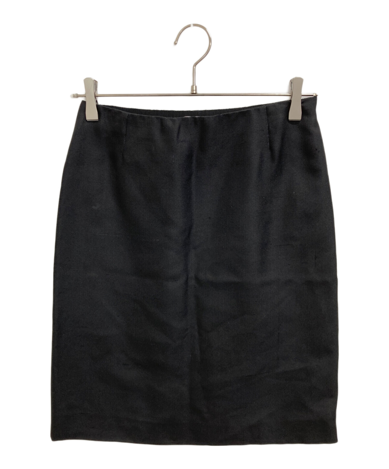 PRADA プラダ ひざ丈スカート 38(S位) 黒 【古着】【中古】 PRADA 