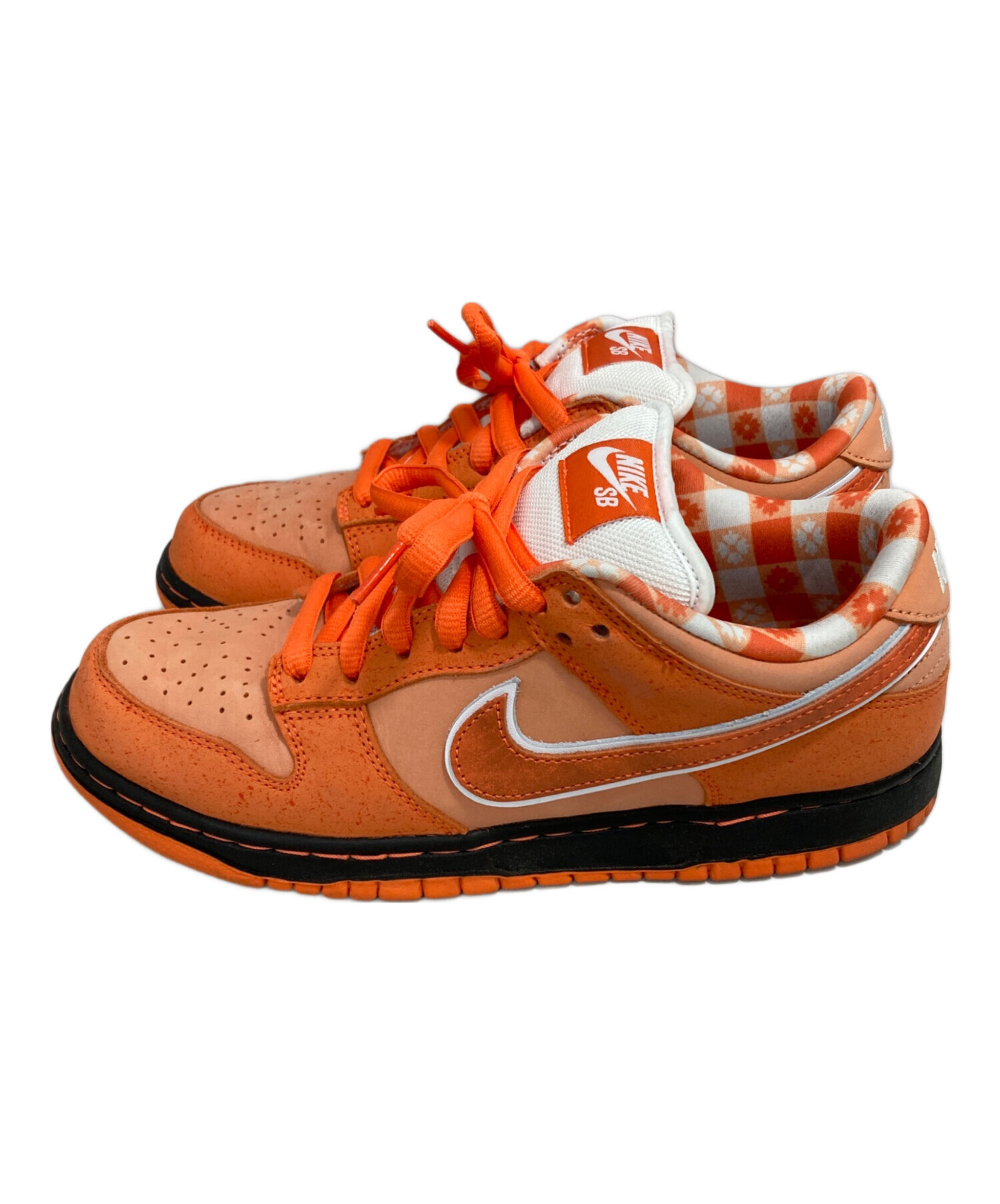 25k-044h【中古】【未使用品】NIKE SB DUNK LOW OG QS スニーカー ダンク ロー FD8776-800 ロブスター メンズ靴  27cm オレンジ 中古・古着通販】NIKE Concepts (コンセプト) DUNK LOW OG QS ORANGE
