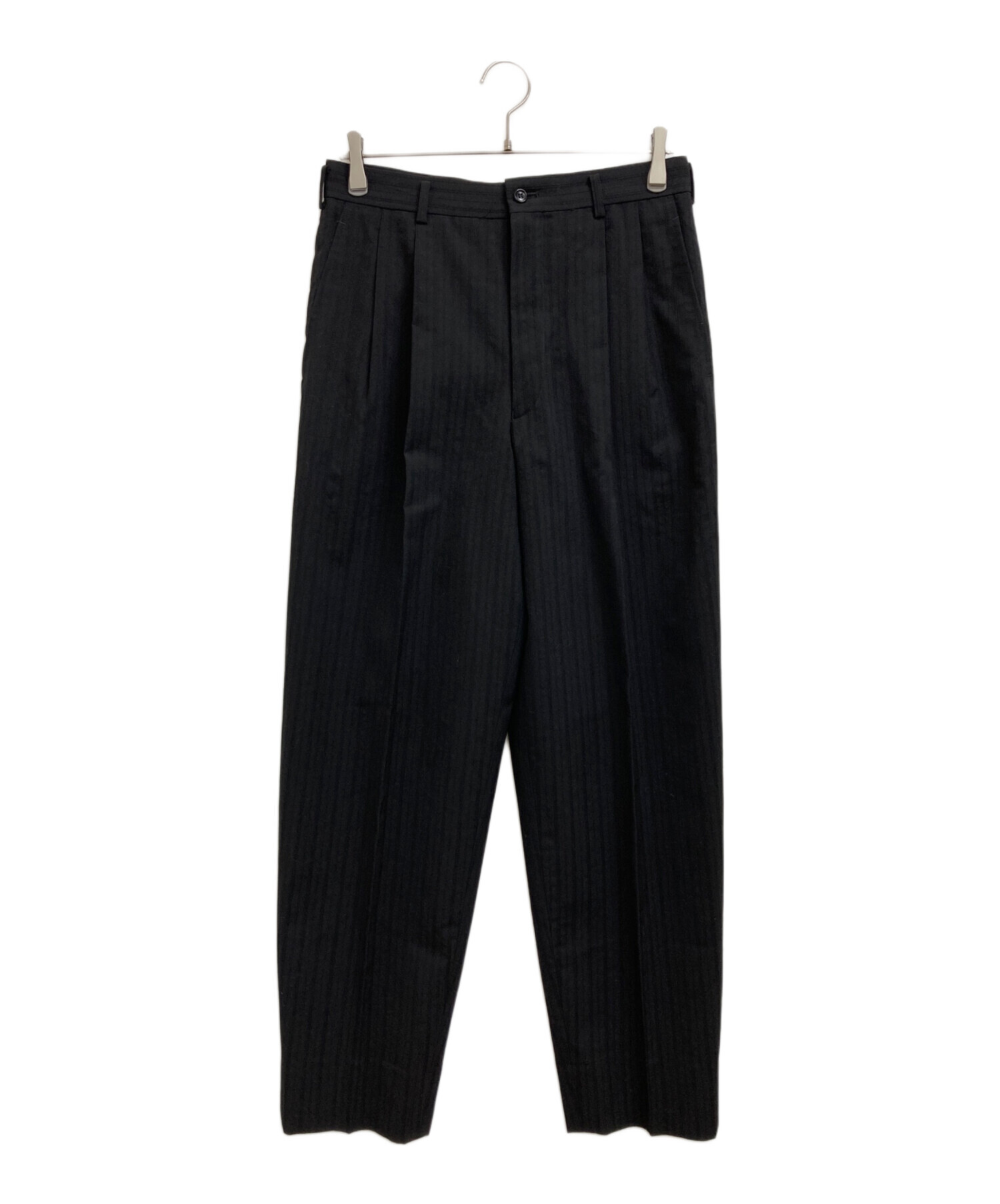 COMME des GARÇONSウールスラックス黒ブラック古着ストレート当時物 中古・古着通販】COMME des GARCONS (コムデギャルソン) スラックス