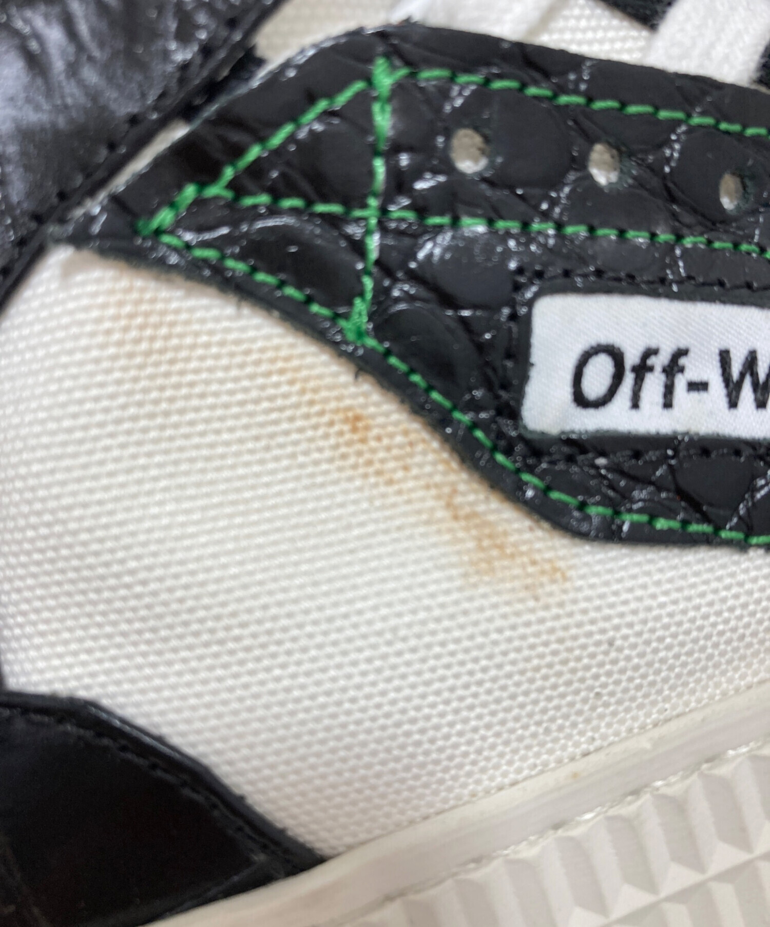 中古・古着通販】OFFWHITE (オフホワイト) スニーカー ブラック サイズ