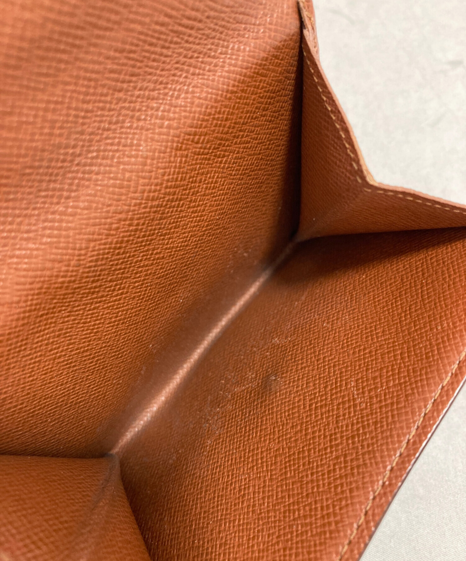 中古・古着通販】LOUIS VUITTON (ルイ ヴィトン) 2つ折り財布 ベージュ
