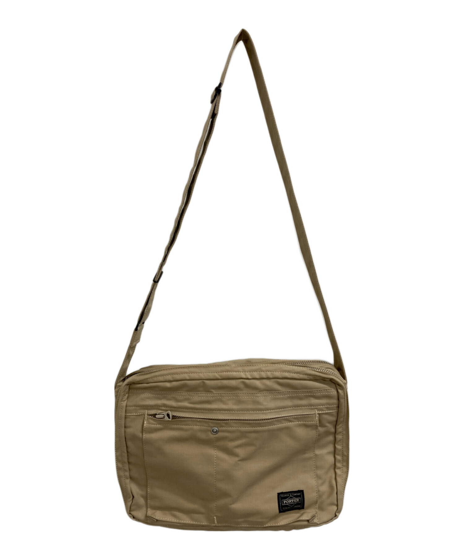 中古・古着通販】PORTER (ポーター) ショルダーバッグ ベージュ
