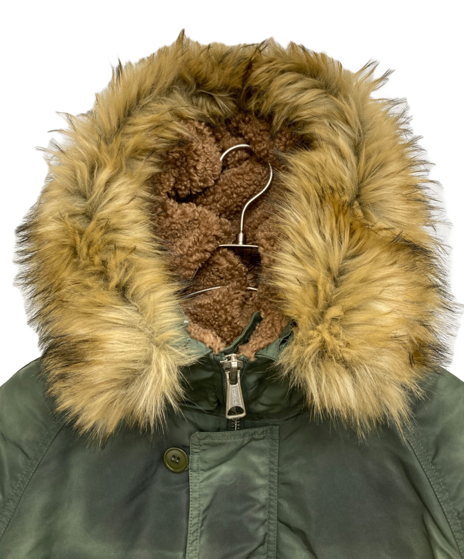 中古・古着通販】DIESEL (ディーゼル) モッズコート カーキ サイズ:M 