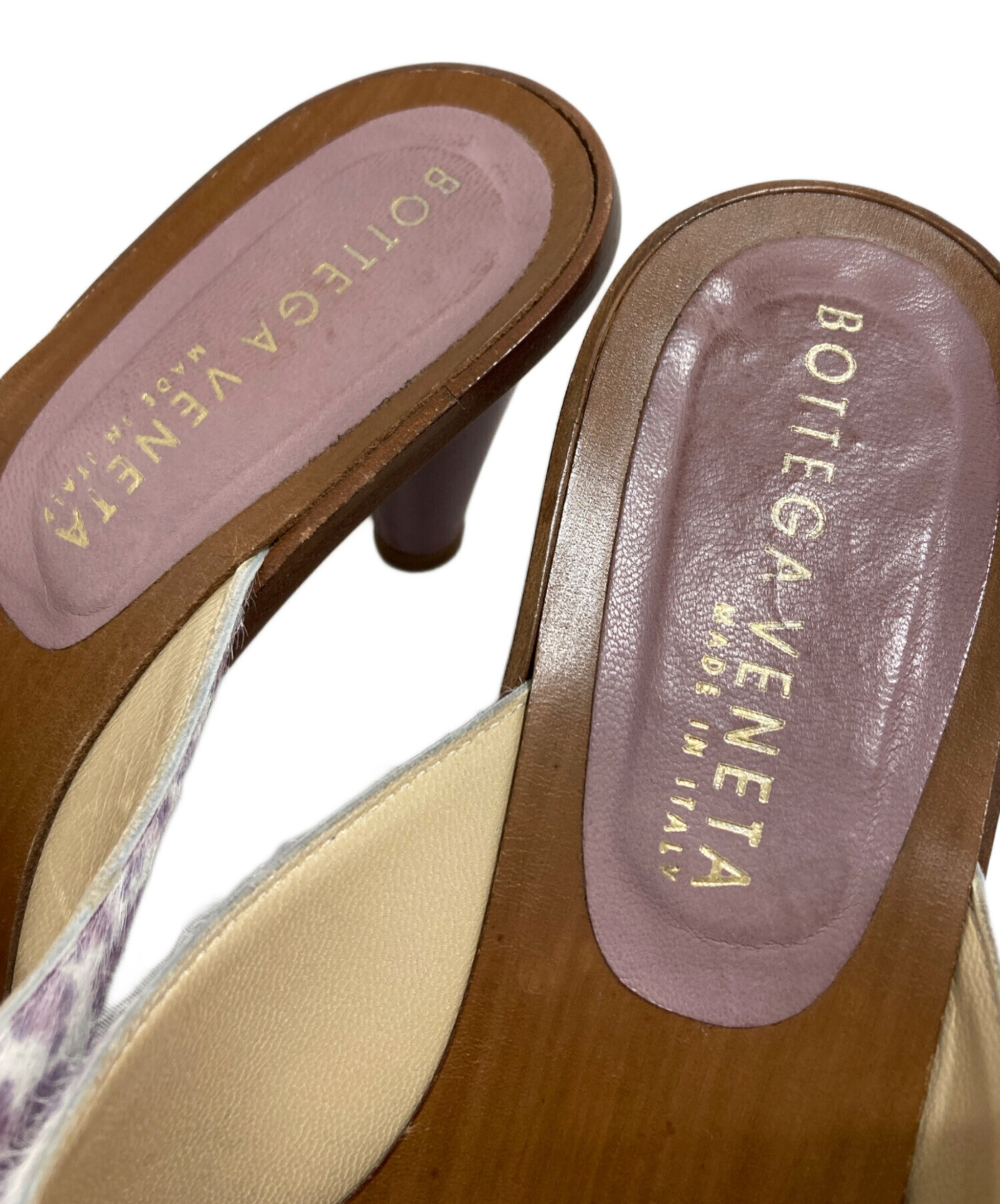 中古・古着通販】BOTTEGA VENETA (ボッテガベネタ) サンダル ピンク