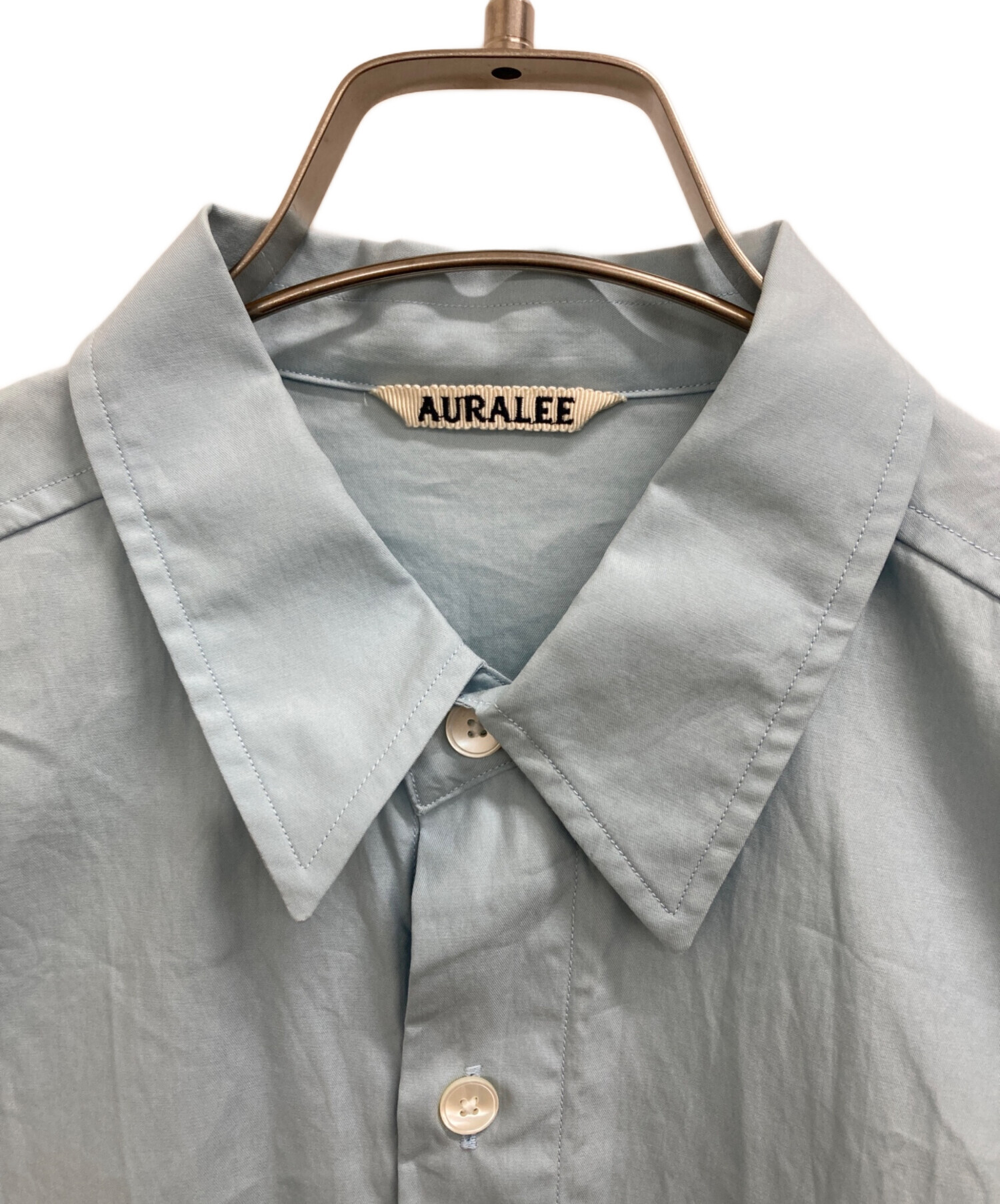 中古・古着通販】AURALEE (オーラリー) WASHED FINX TWILL BIG SHIRTS