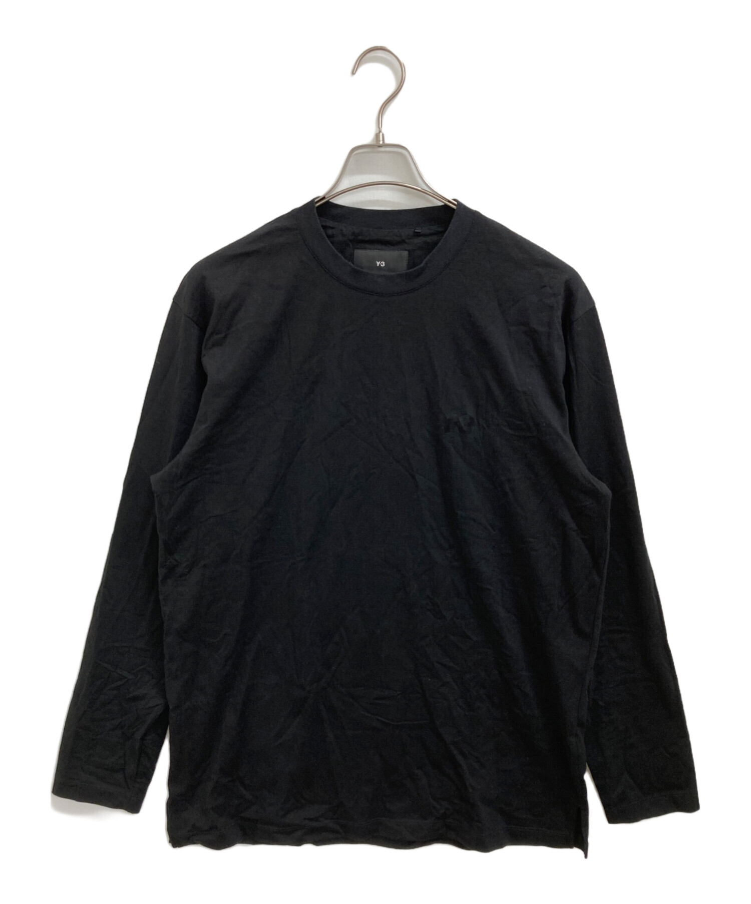 中古・古着通販】Y-3 (ワイスリー) ロゴロングスリーブT シャツ 