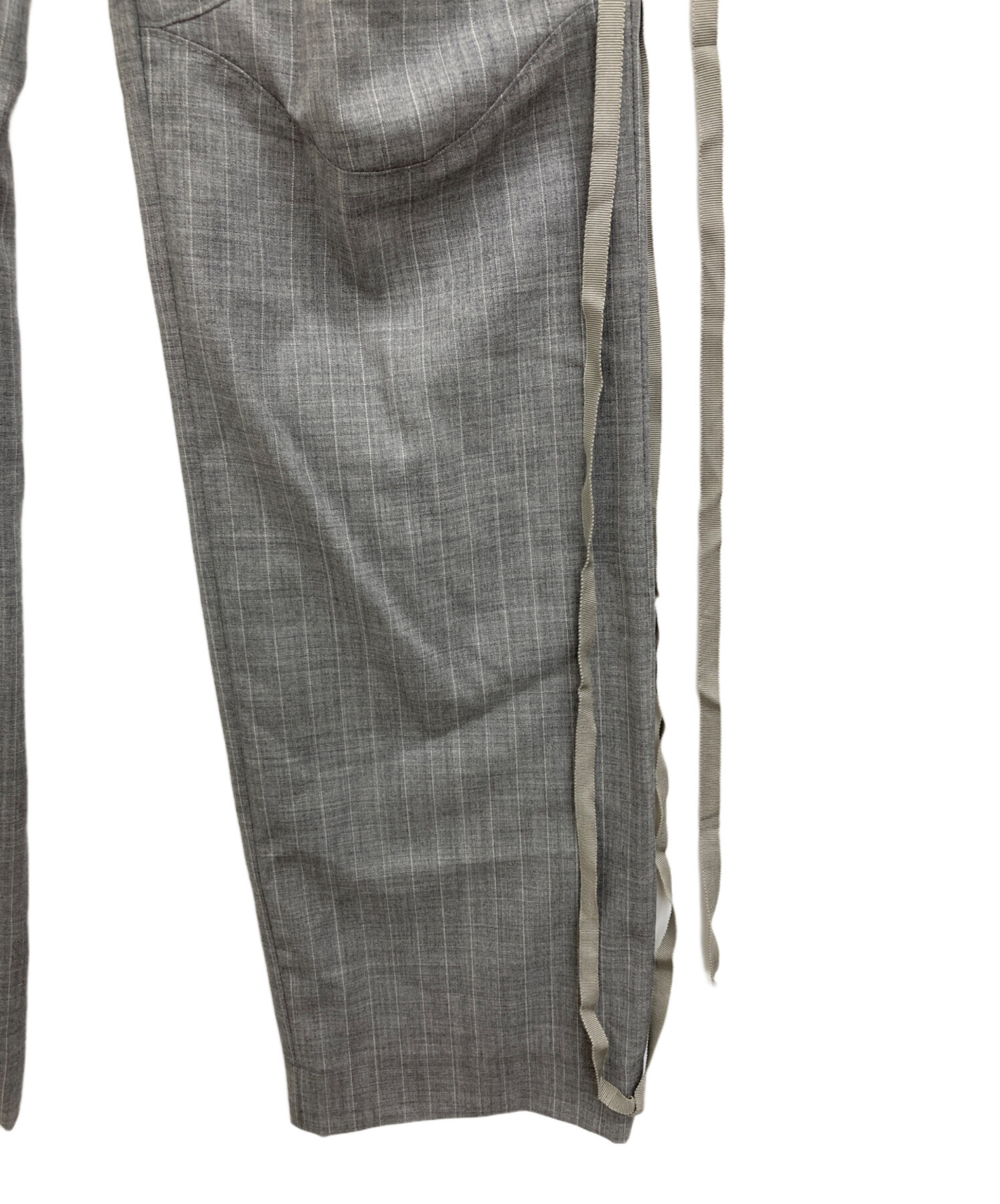 中古・古着通販】masu (エムエーエスユー) BONE TROUSERS グレー