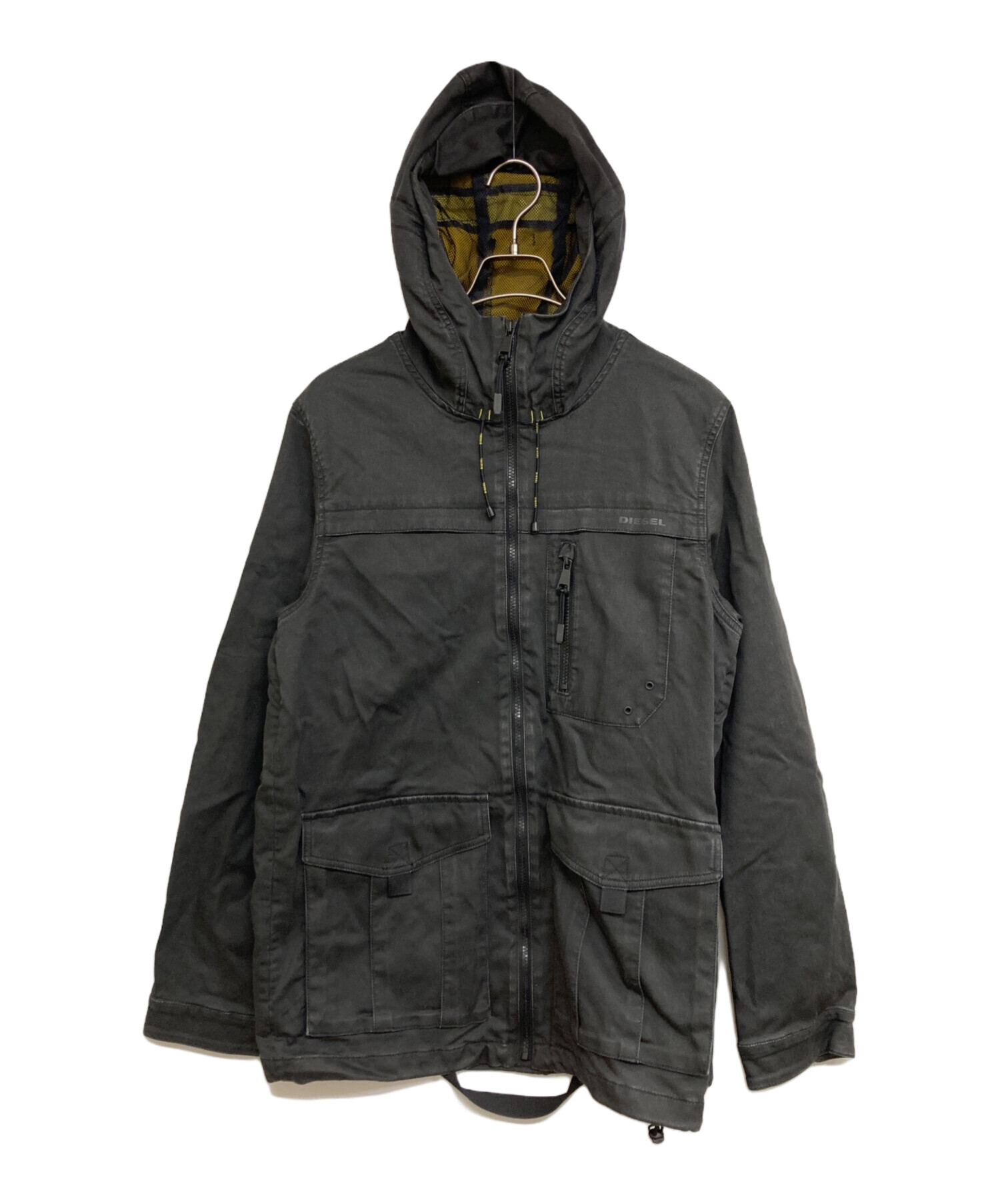 中古・古着通販】DIESEL (ディーゼル) ジャケット ブラック サイズ:L 