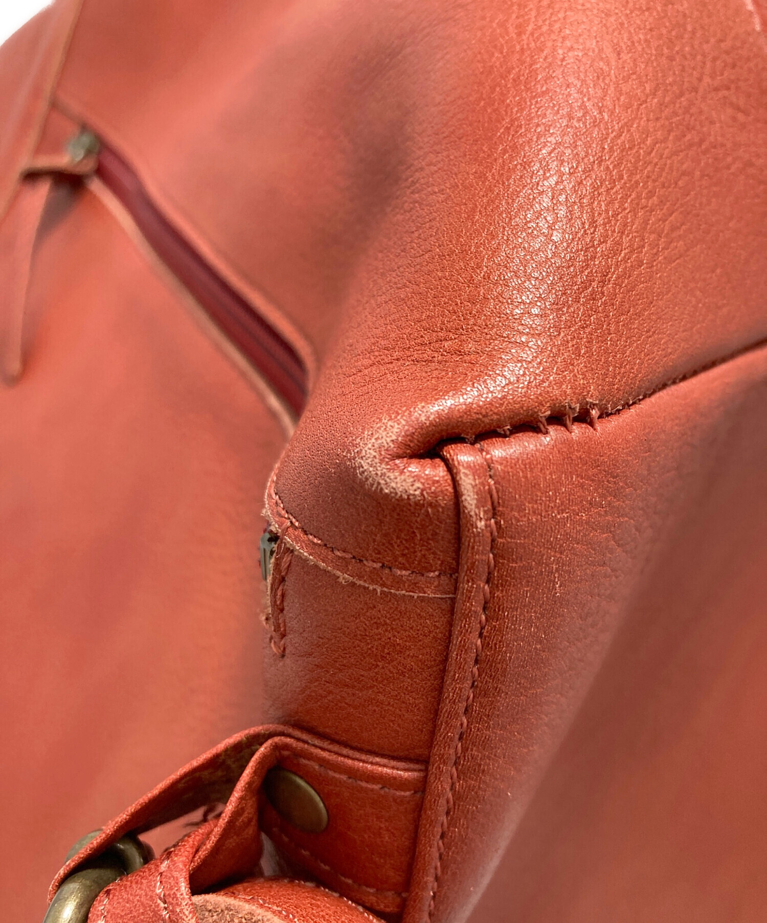 中古・古着通販】kanmi (カンミ) ロップ リュック レッド｜ブランド