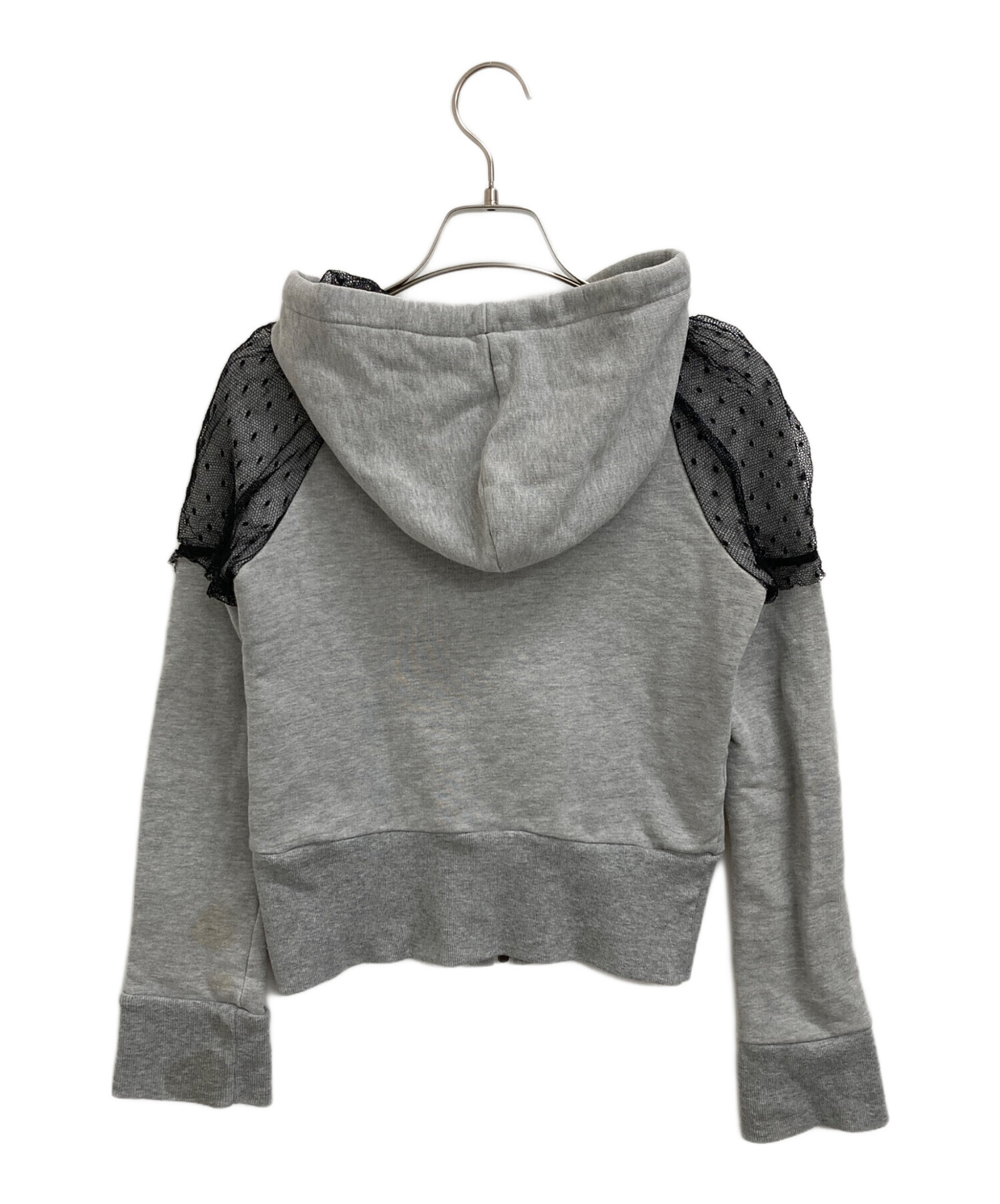 新品　RED VALENTINO チュールレイヤードパーカー ドット フーディー 中古・古着通販】RED VALENTINO (レッドヴァレンティノ) フリル