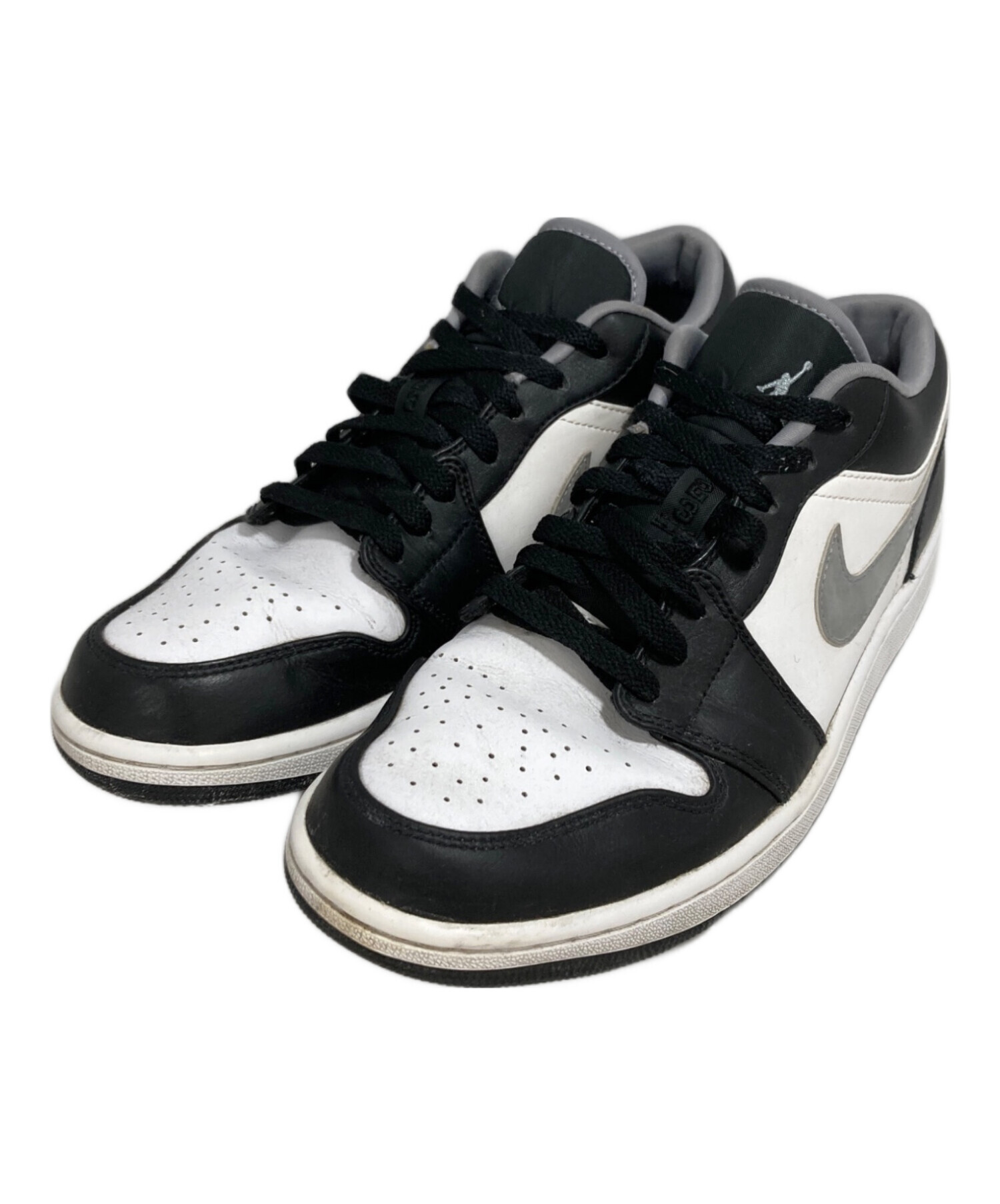 中古・古着通販】NIKE (ナイキ) AIR JORDAN 1 LOW BLACK/PARTICLE GREY 