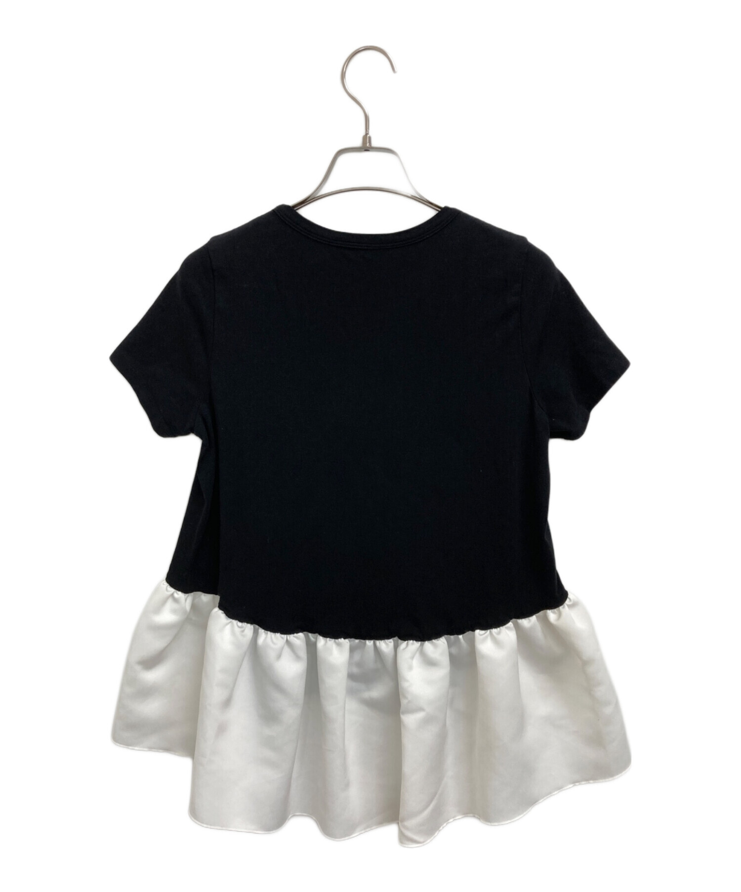 YOKO CHAN 半袖 Tシャツ ブラック フリル YOKO CHAN ヨーコチャン