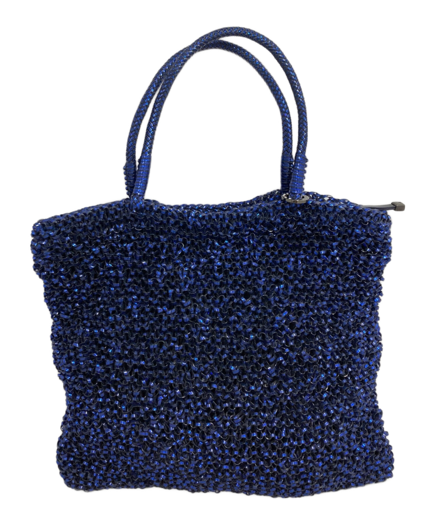 ANTEPRIMA ネイビー ハンドバッグ 中古・古着通販】ANTEPRIMA (アンテプリマ) ハンドバッグ