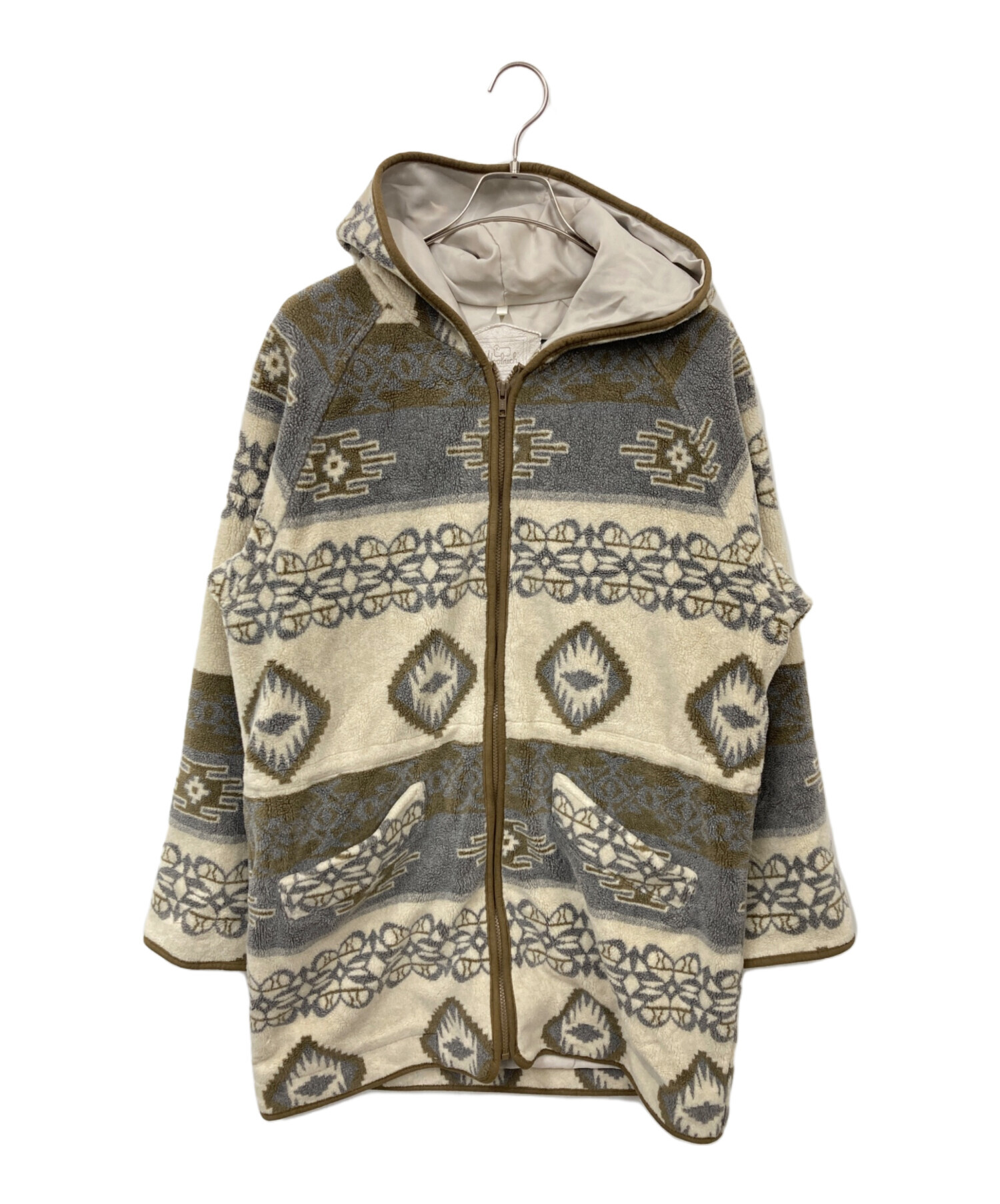 中古・古着通販】WOOLRICH (ウールリッチ) ネイティブ柄フーデッド
