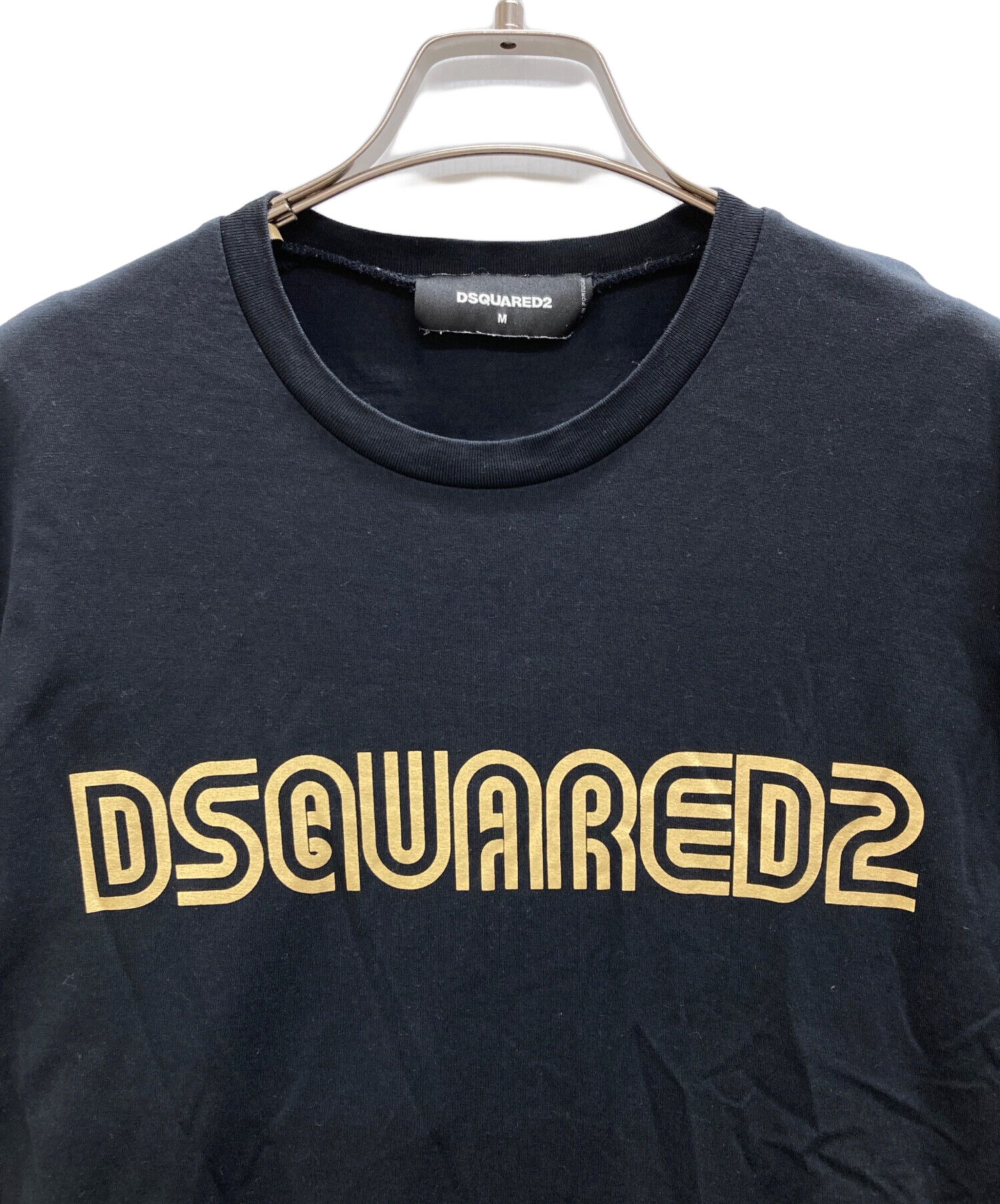 中古・古着通販】DSQUARED2 (ディースクエアード) Tシャツ ブラック