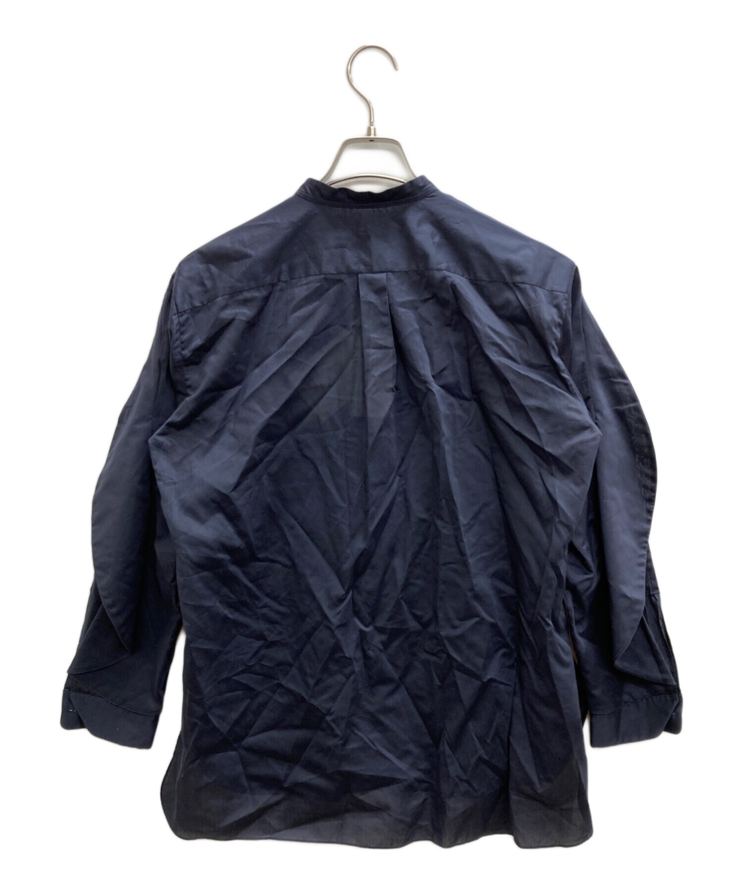 中古・古着通販】DRAWER (ドゥロワー) コットンシルクフリルブラウス