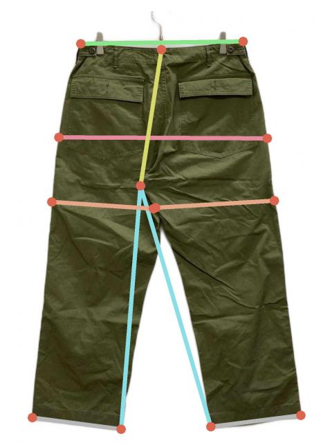 サウスウィック ベイカーパンツ XL 中古・古着通販】SOUTHWICK (サウスウィック) ベイカーパンツ オリーブ