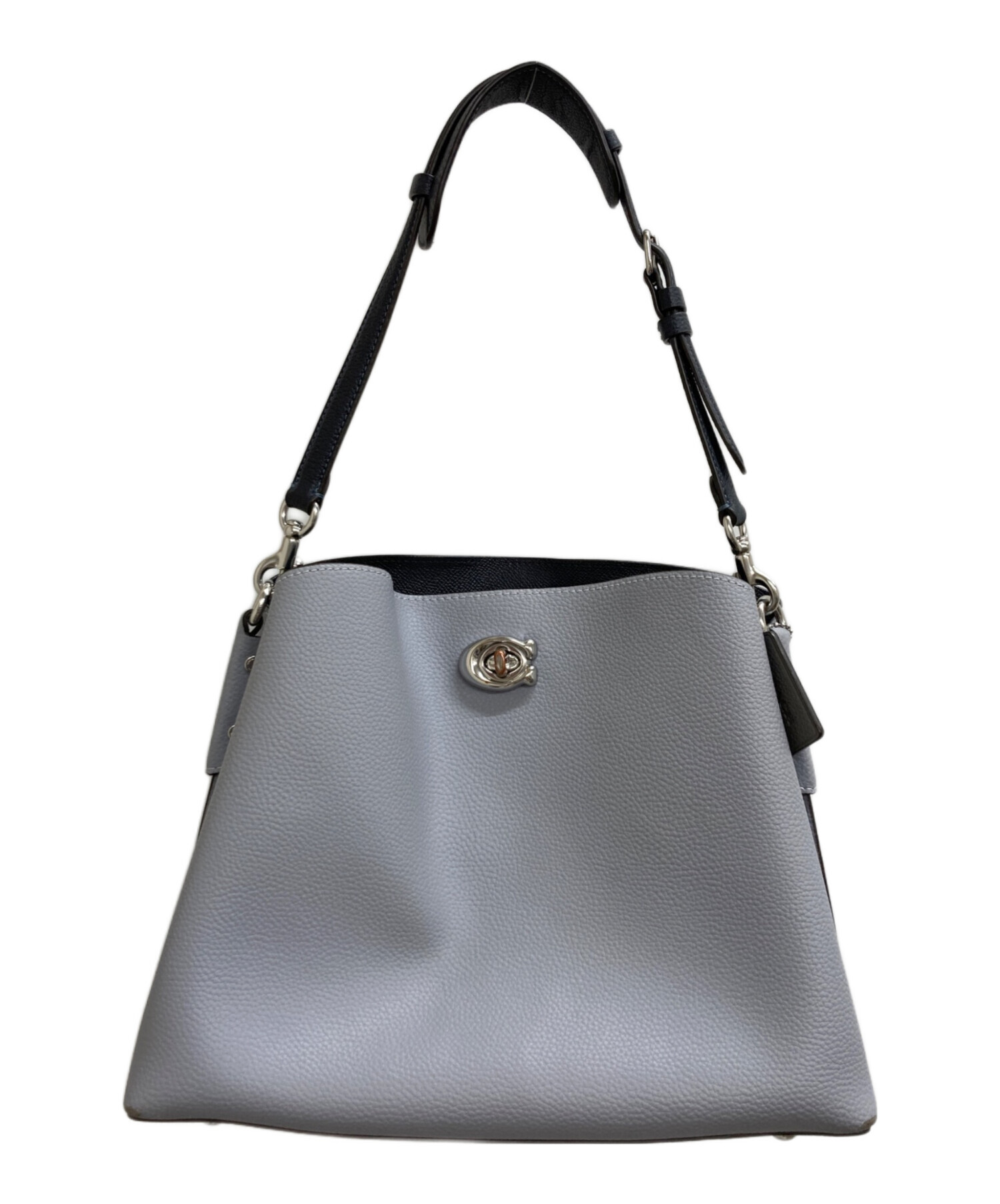 コーチ ウィロウ バケット バッグ レディース 【中古】 中古・古着通販】COACH (コーチ) ウィロウ バケットバッグ ブルー