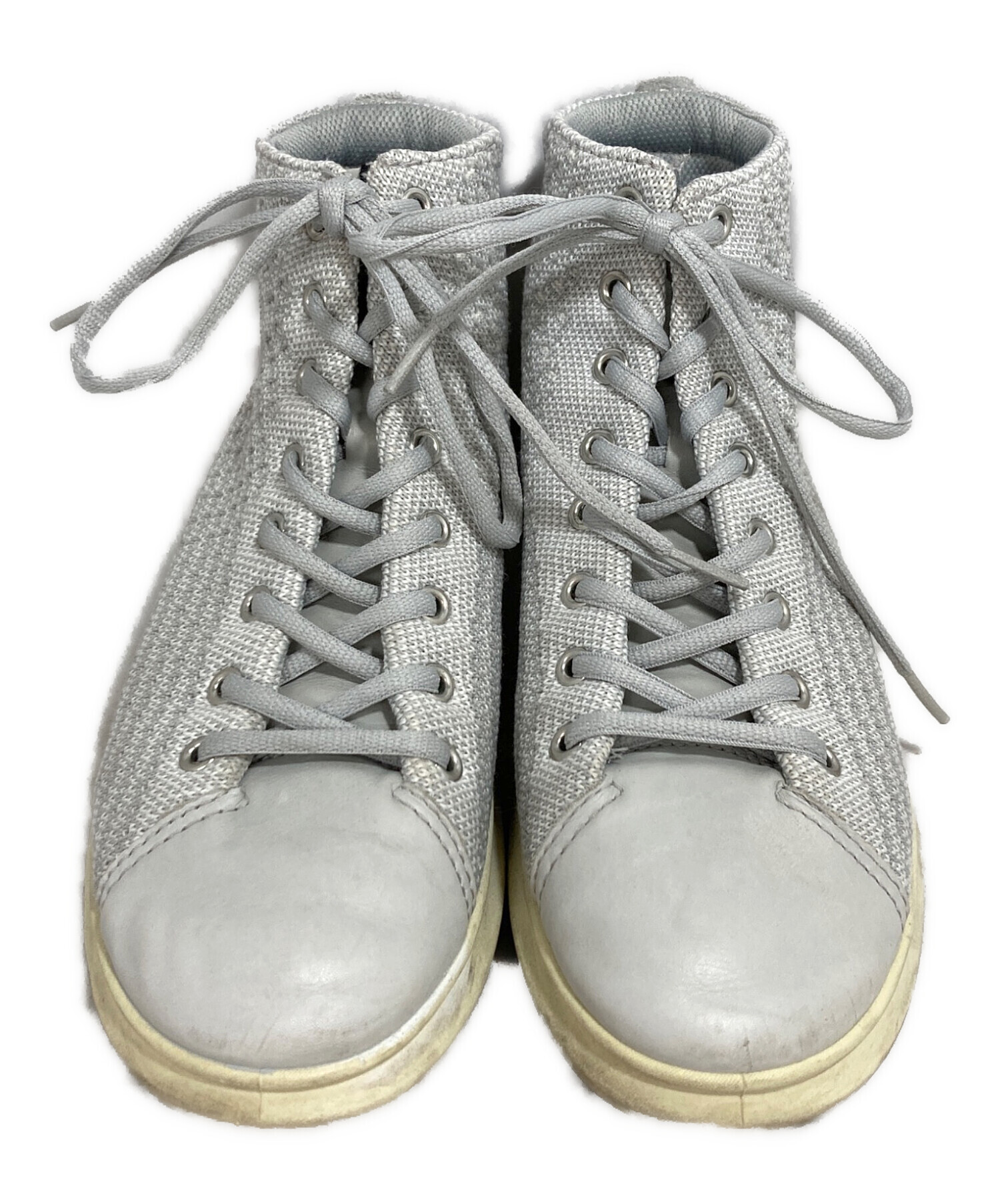 中古・古着通販】ECCO (エコー) ハイカットスニーカー グレー サイズ