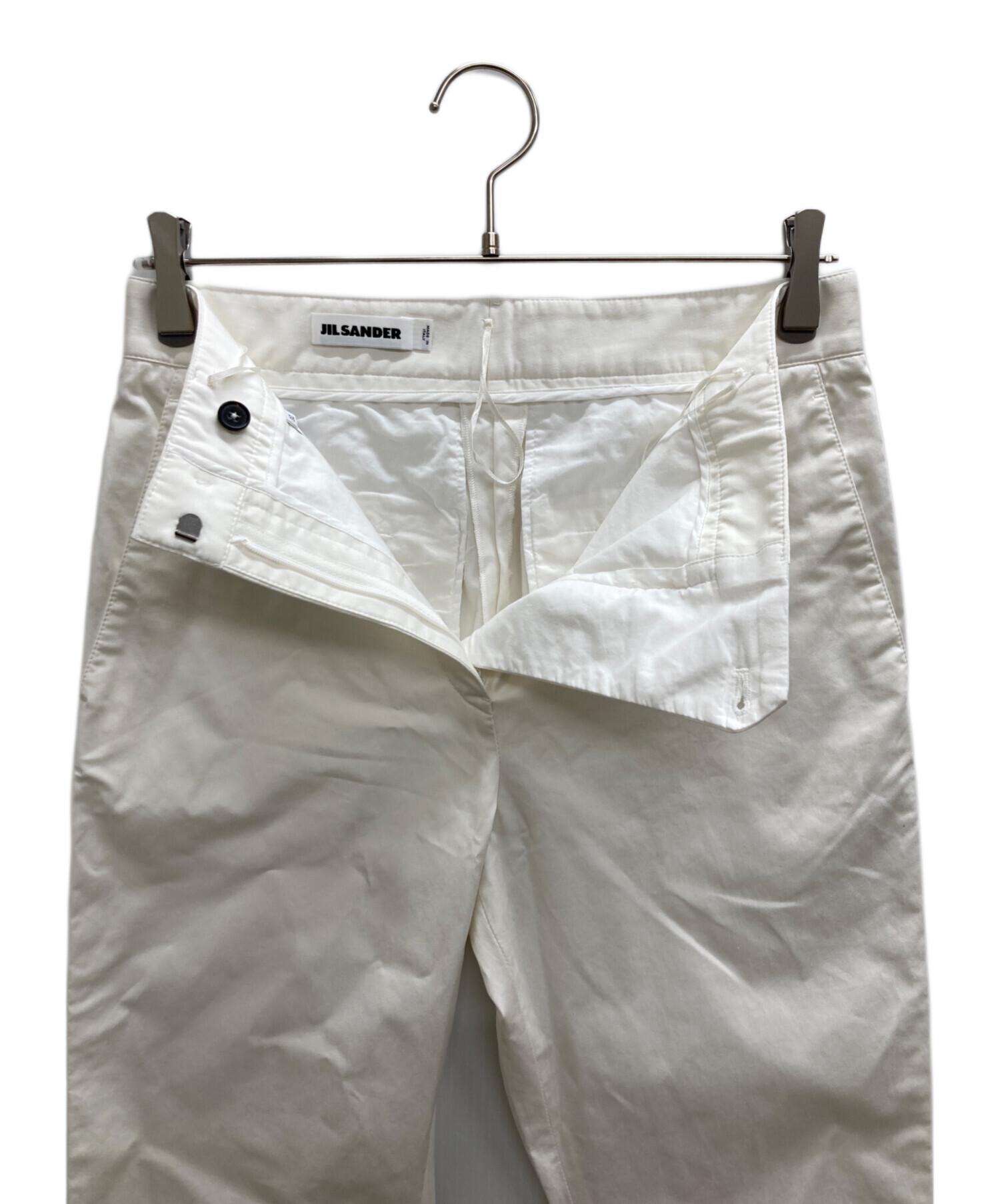 中古・古着通販】JIL SANDER (ジルサンダー) パンツ ホワイト サイズ